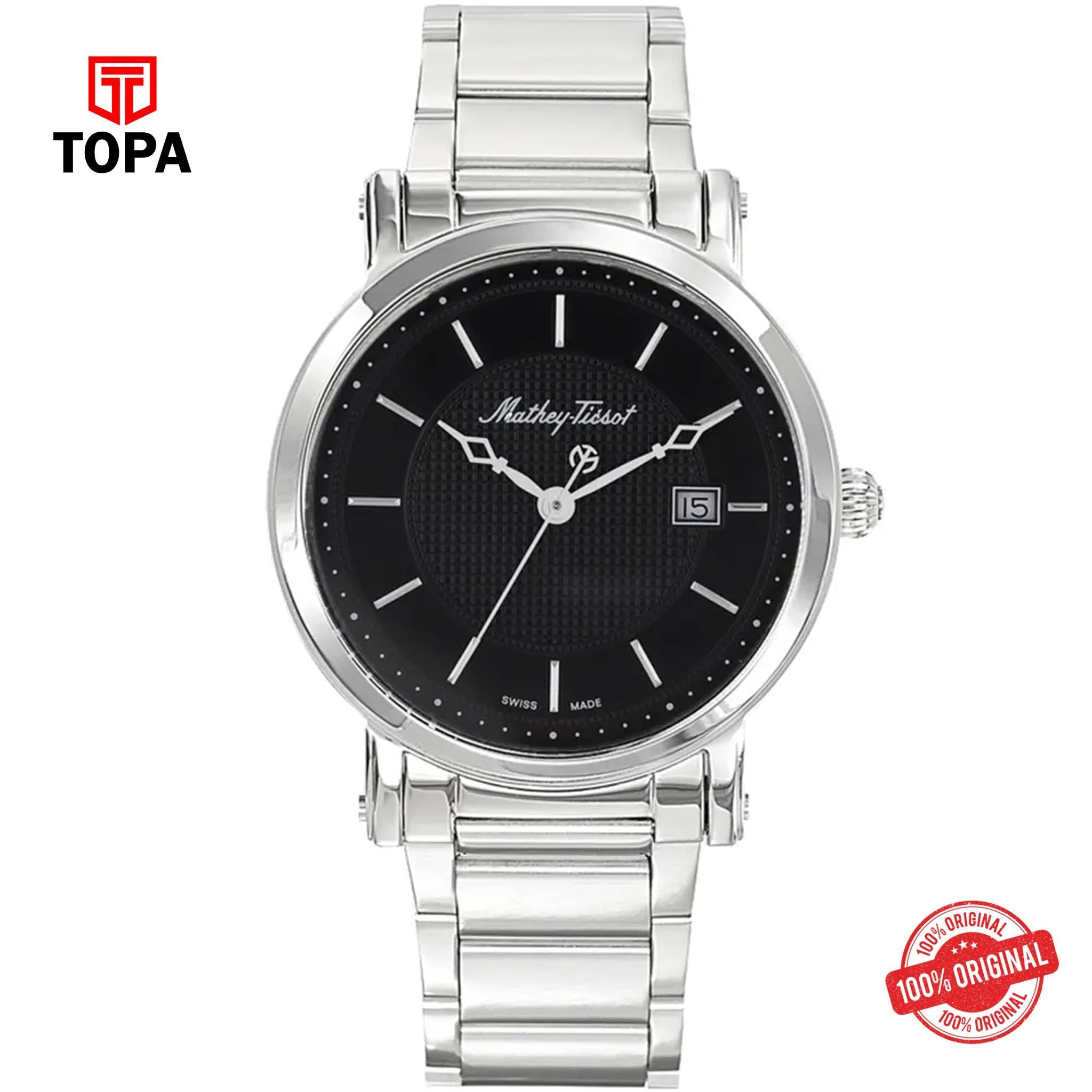 Topa Mathey-Tissot-H611251MAN-Metal-Band-Men-Watch - Product Image 1