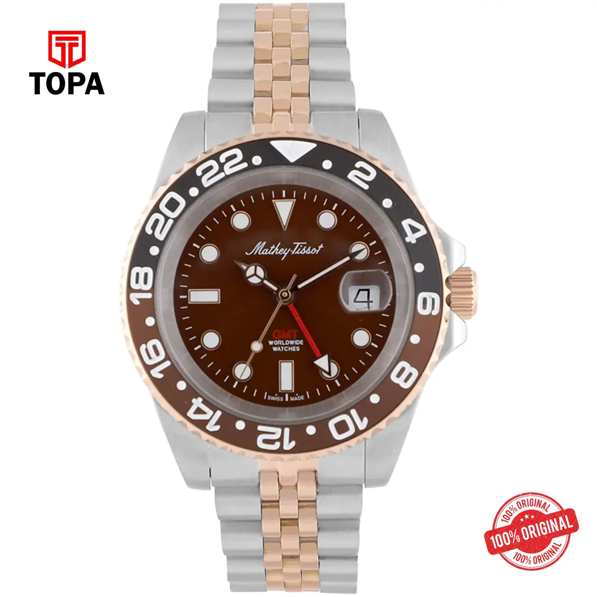 Topa Mathey-Tissot-H903RNM-Metal-Band-Men-Watch - Product Image 1