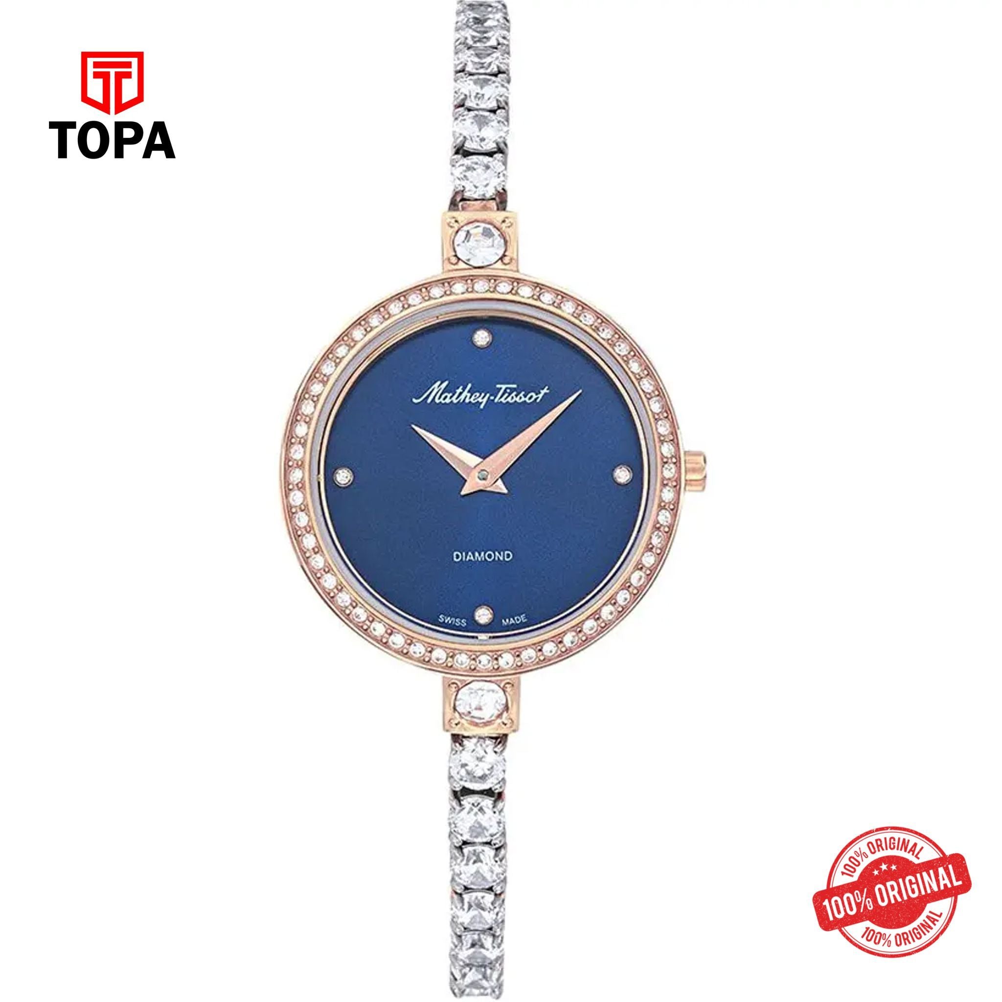 Topa Mathey-Tissot-Infinity-D986SPBU-Metal-Band-Women-Watch - Product Image 1