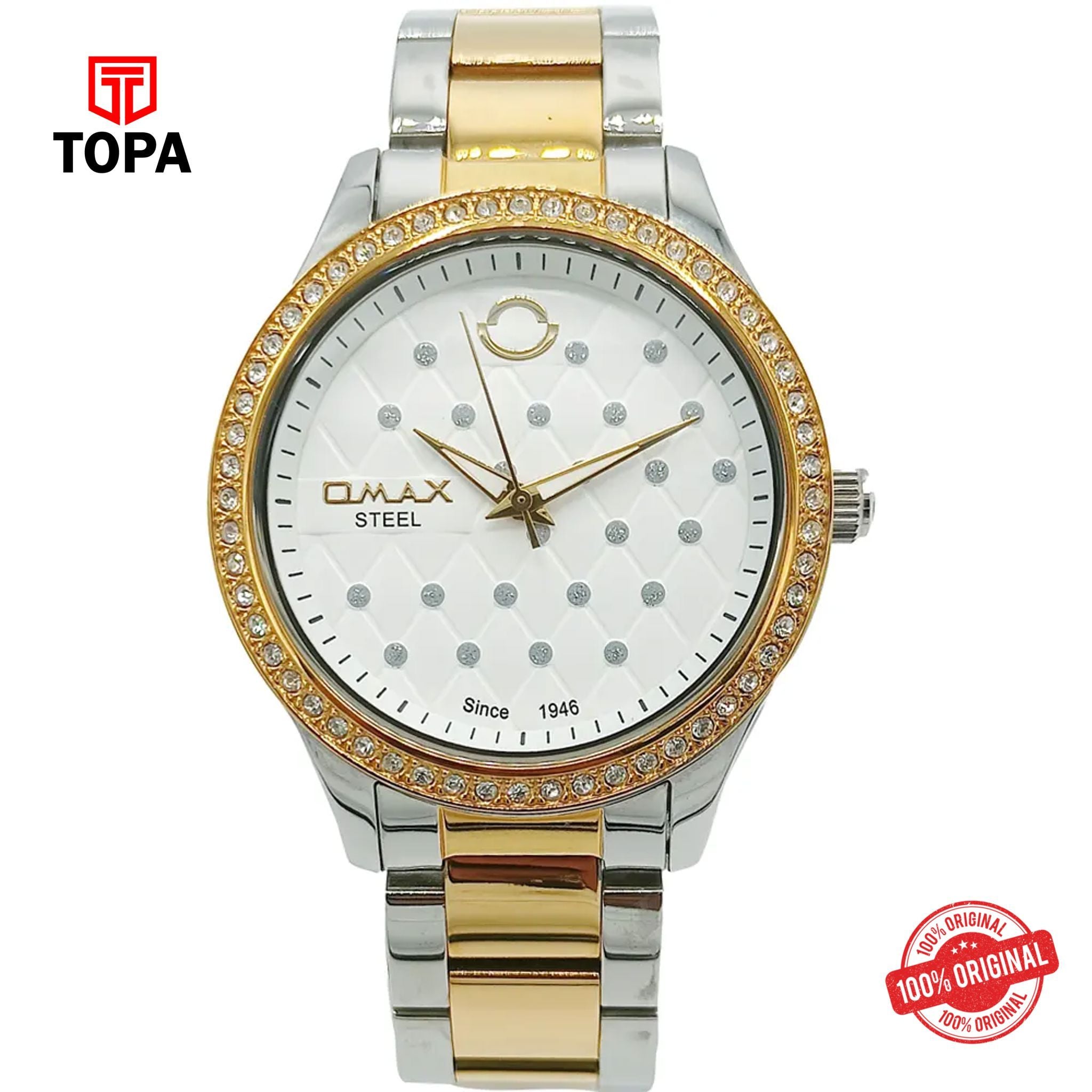 Topa Omax-50SYT36I-Metal-Band-Women-Watch - Product Image 1