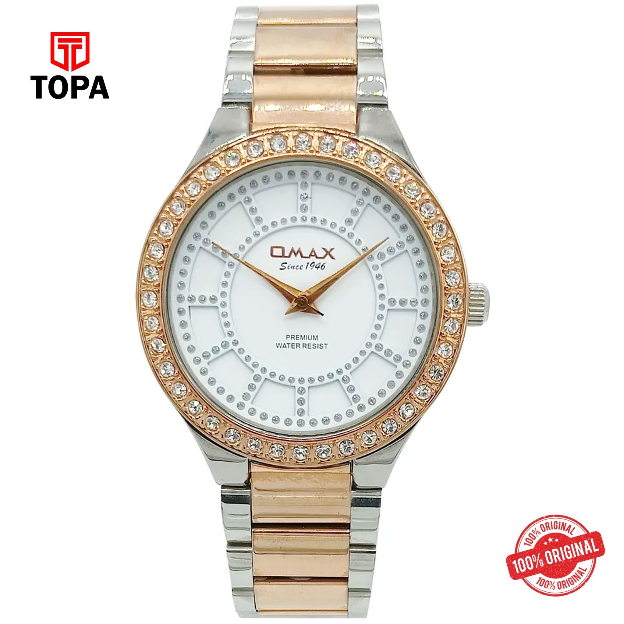 Topa Omax-MK01C36I-Metal-Band-Women-Watch - Product Image 1