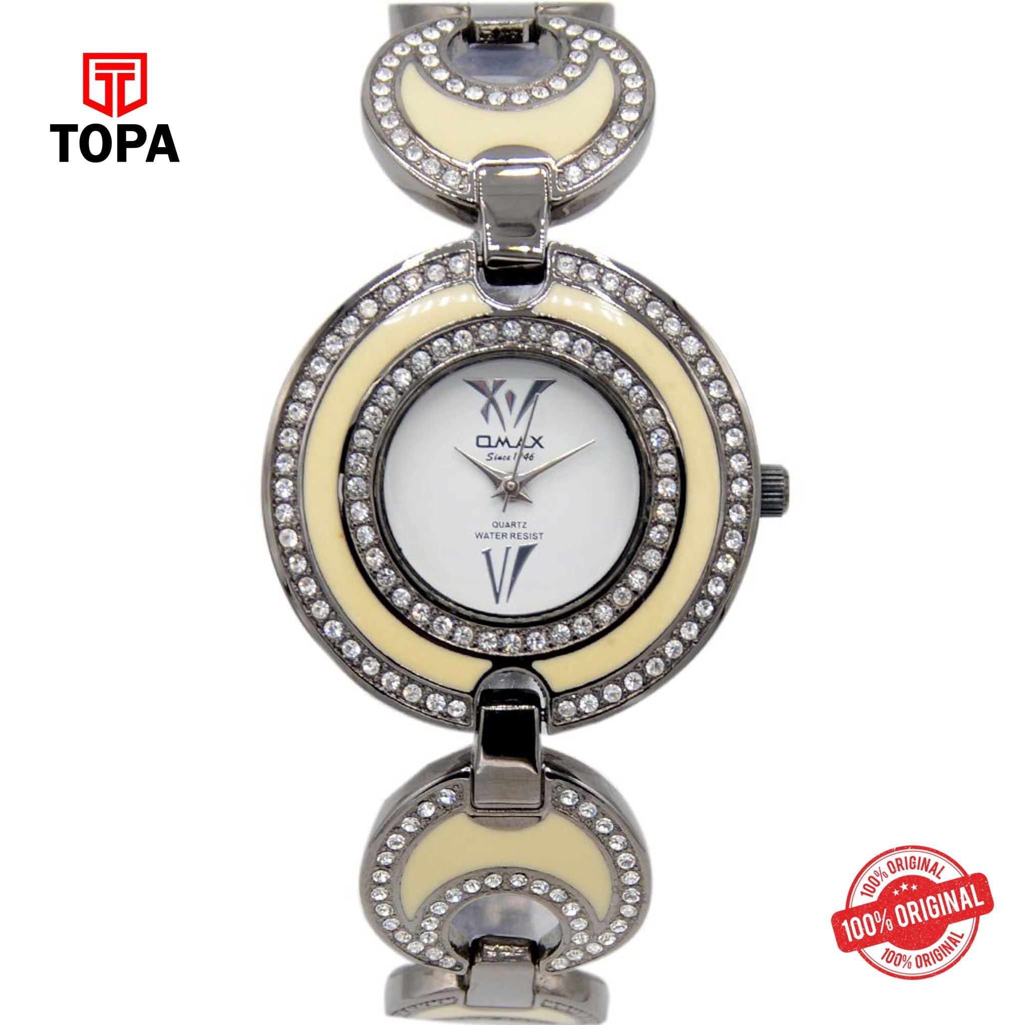 Topa Omax-Q007K32I-Metal-Band-Women-Watch - Product Image 1