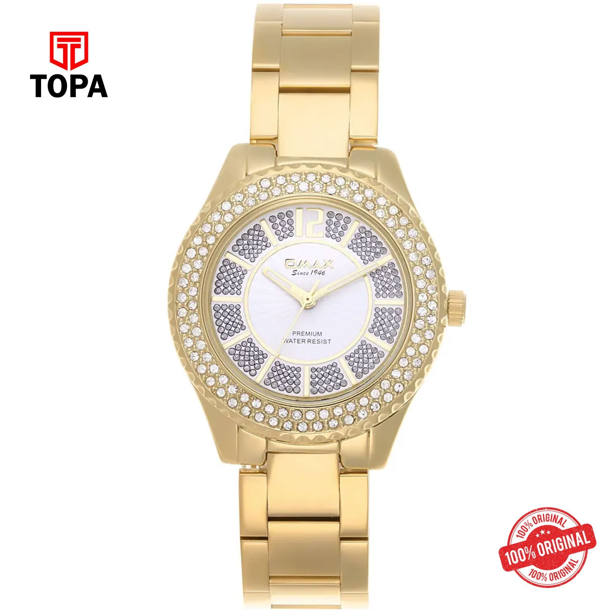 Topa Omax-SM03G11I-Metal-Band-Women-Watch - Product Image 1