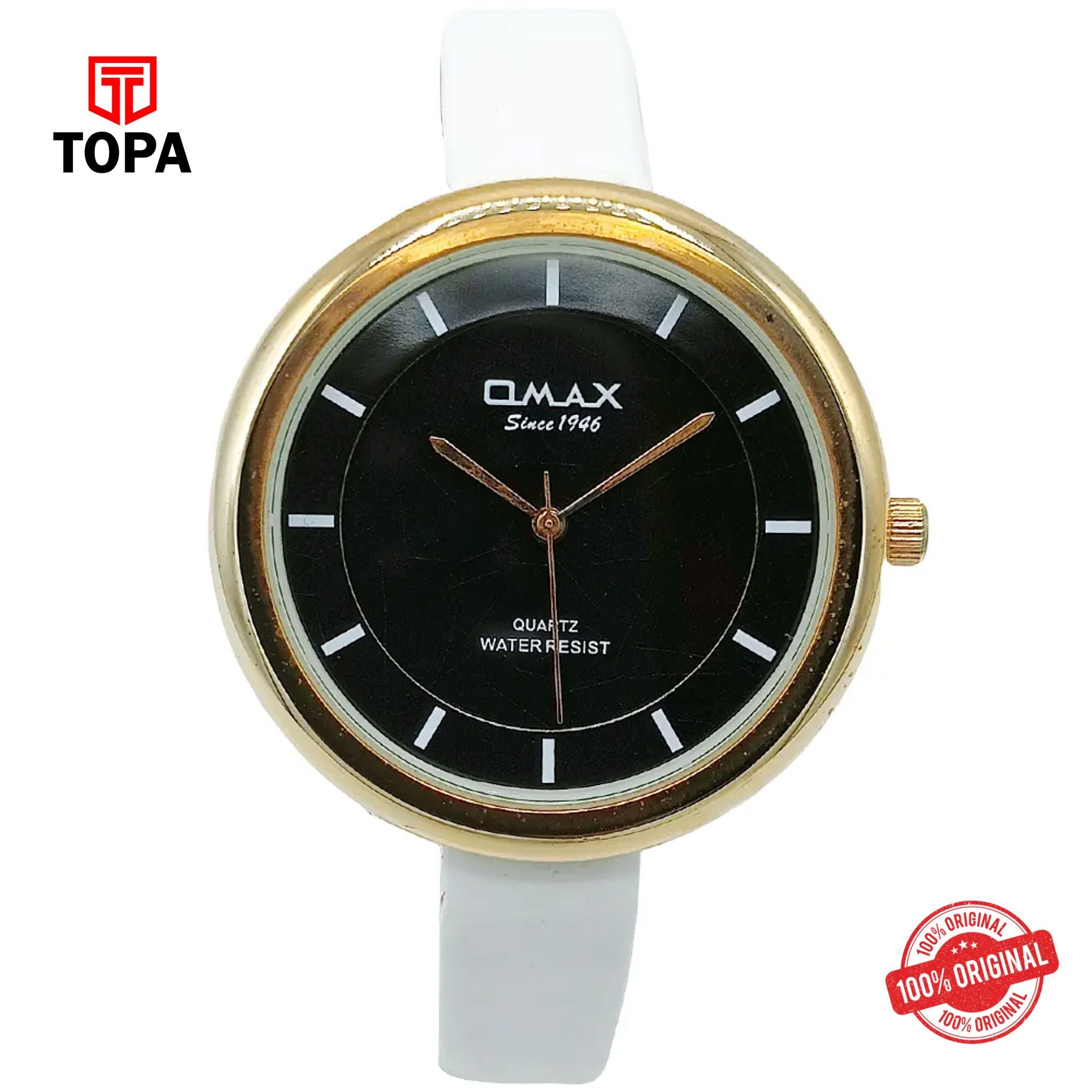 Topa Omax-W005R23I-Leather-Band-Women-Watch - Product Image 1