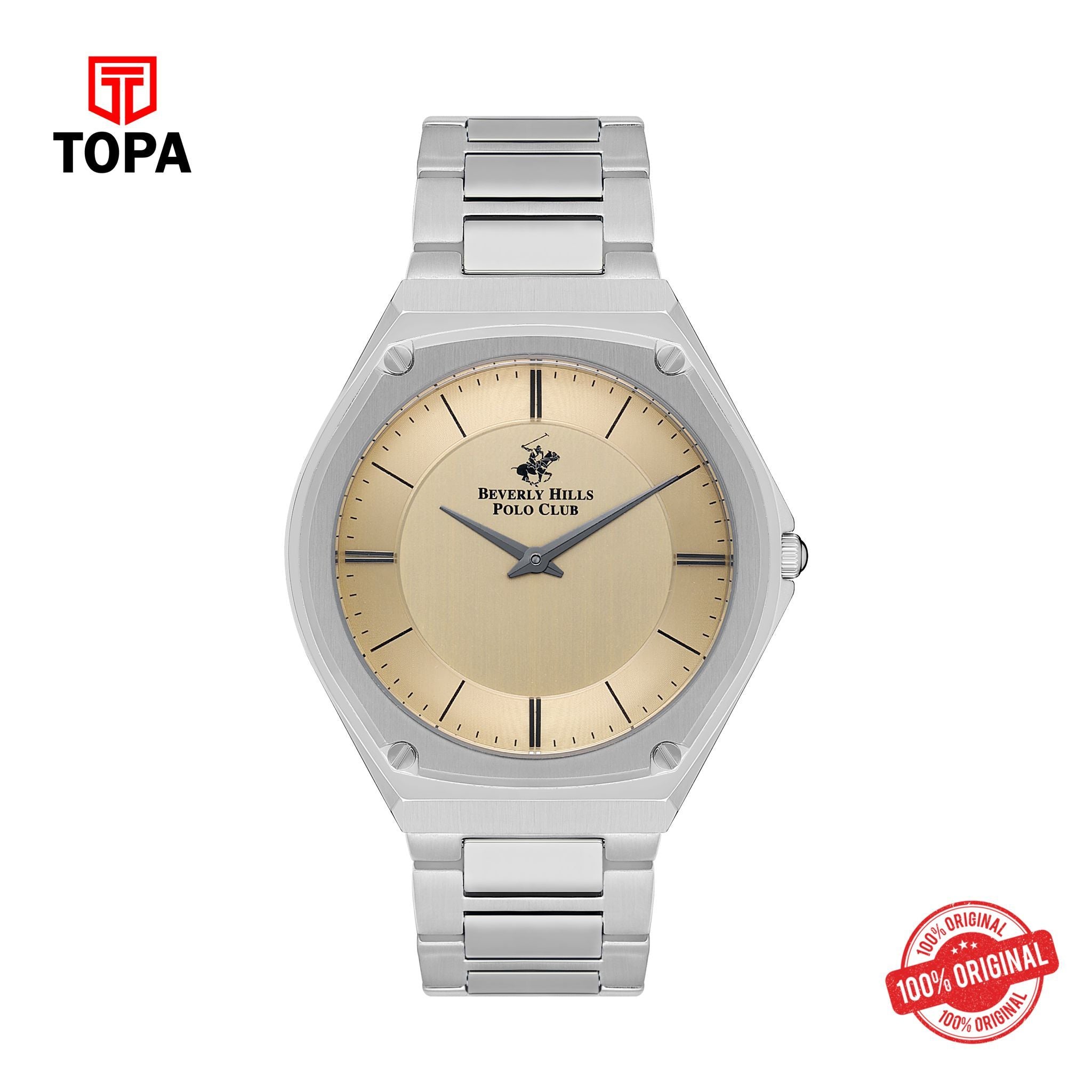 Topa Polo - BP3545X.370 - Gents 3 Hands Light Brown Coated Glass - Product Image 1