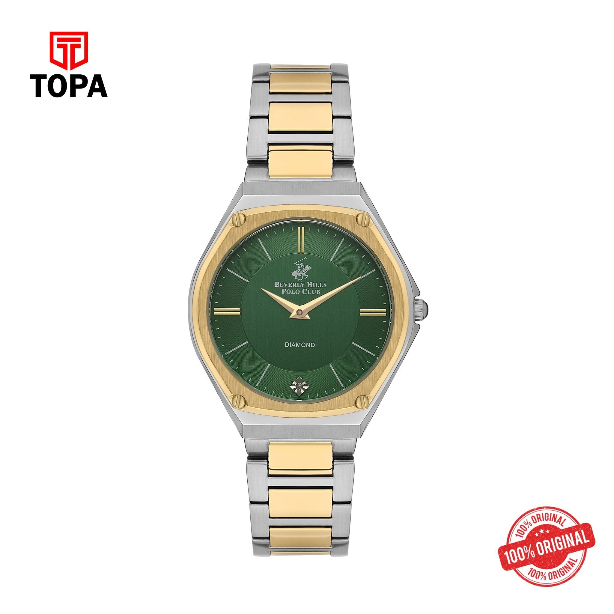 Topa Polo - BP3560X.270 - Ladies 3 Hands Glass Diamond - Product Image 1