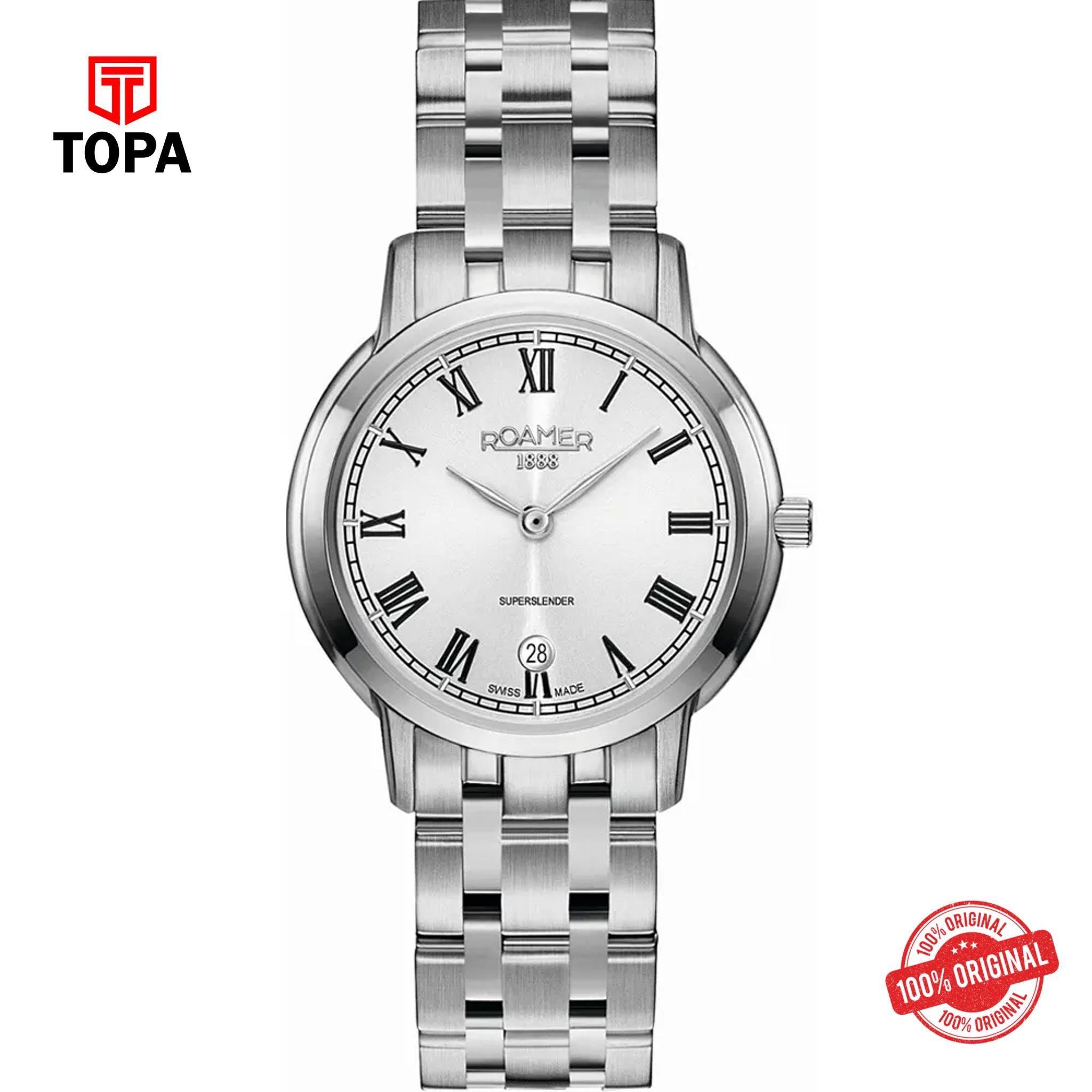 Topa Roamer-515811412250-Metal-Band-Women-Watch - Product Image 1