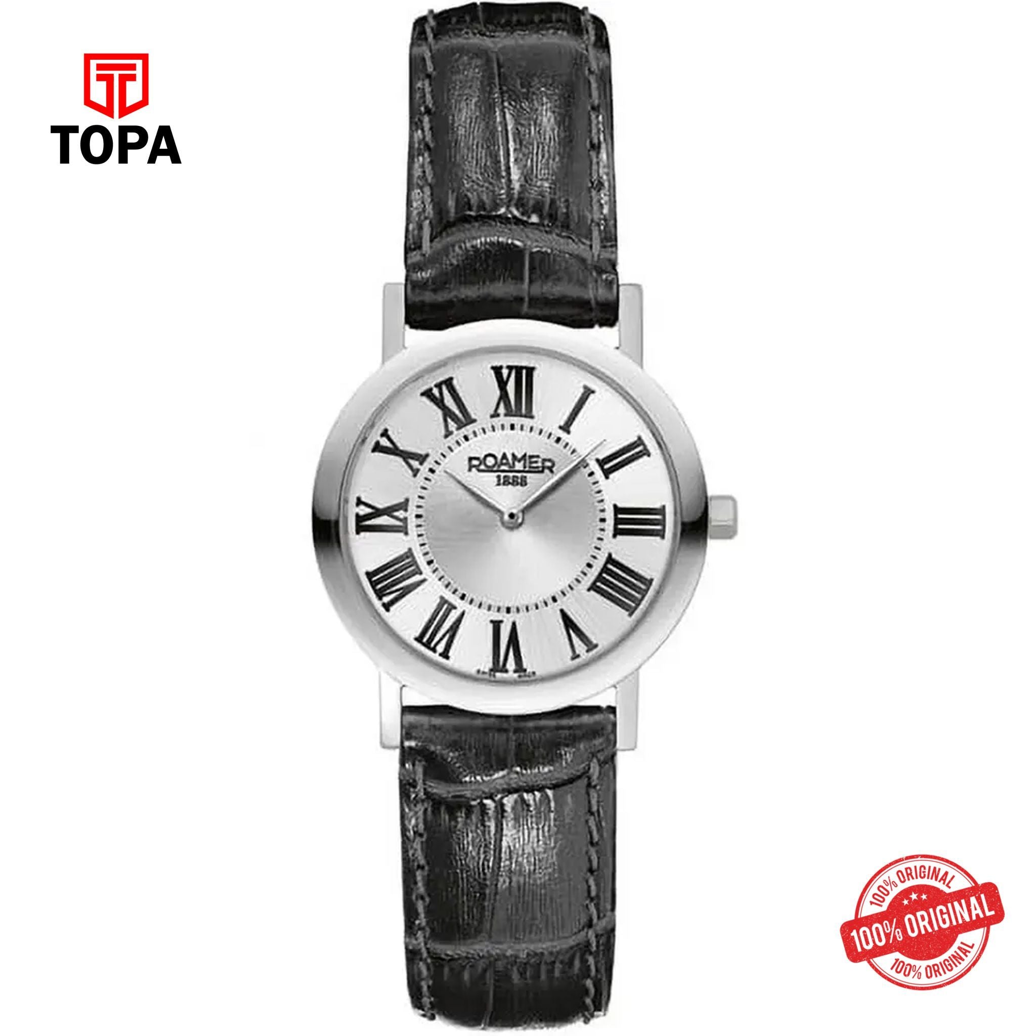 Topa Roamer-9340004111SE-L-Leather-Band-Women-Watch - Product Image 1