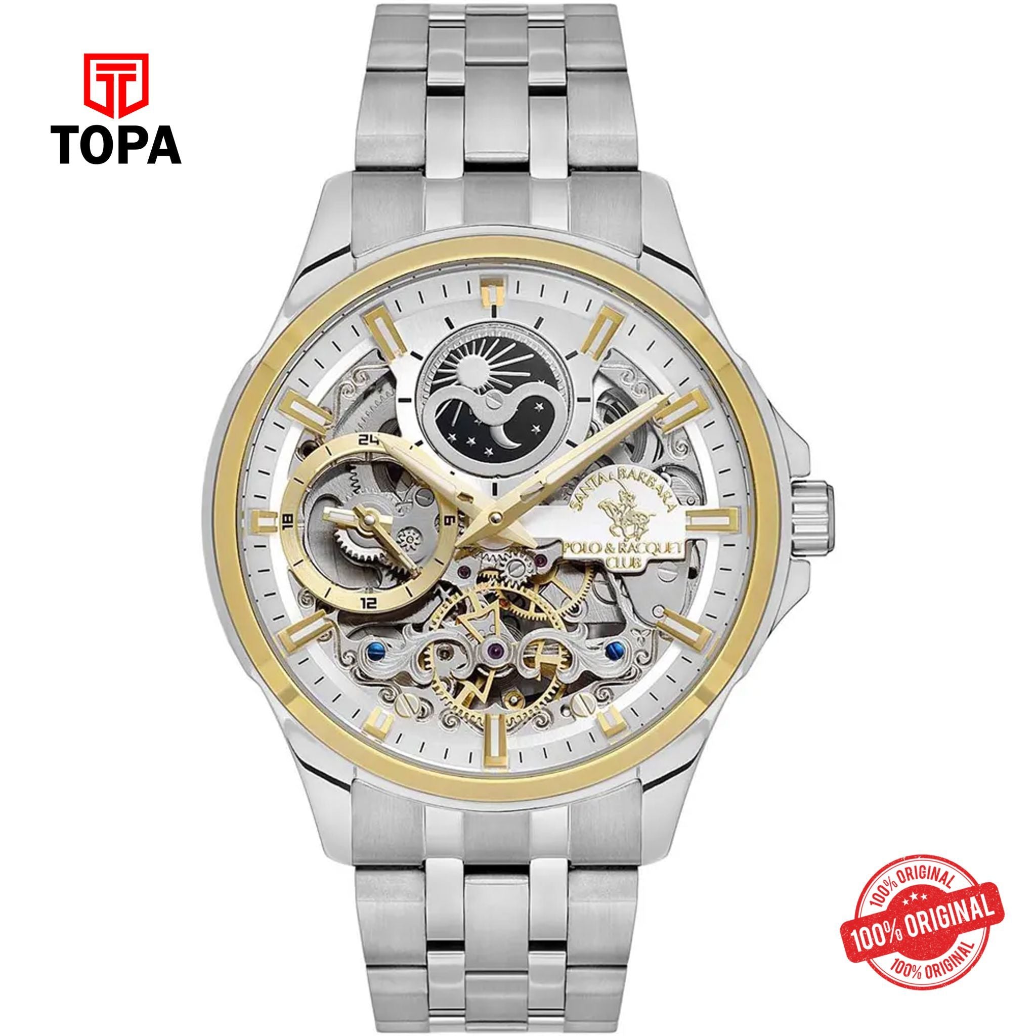Topa Santa-Barbara-Polo-SB.1.10531-5-Metal-Band-Men-Watch - Product Image 1