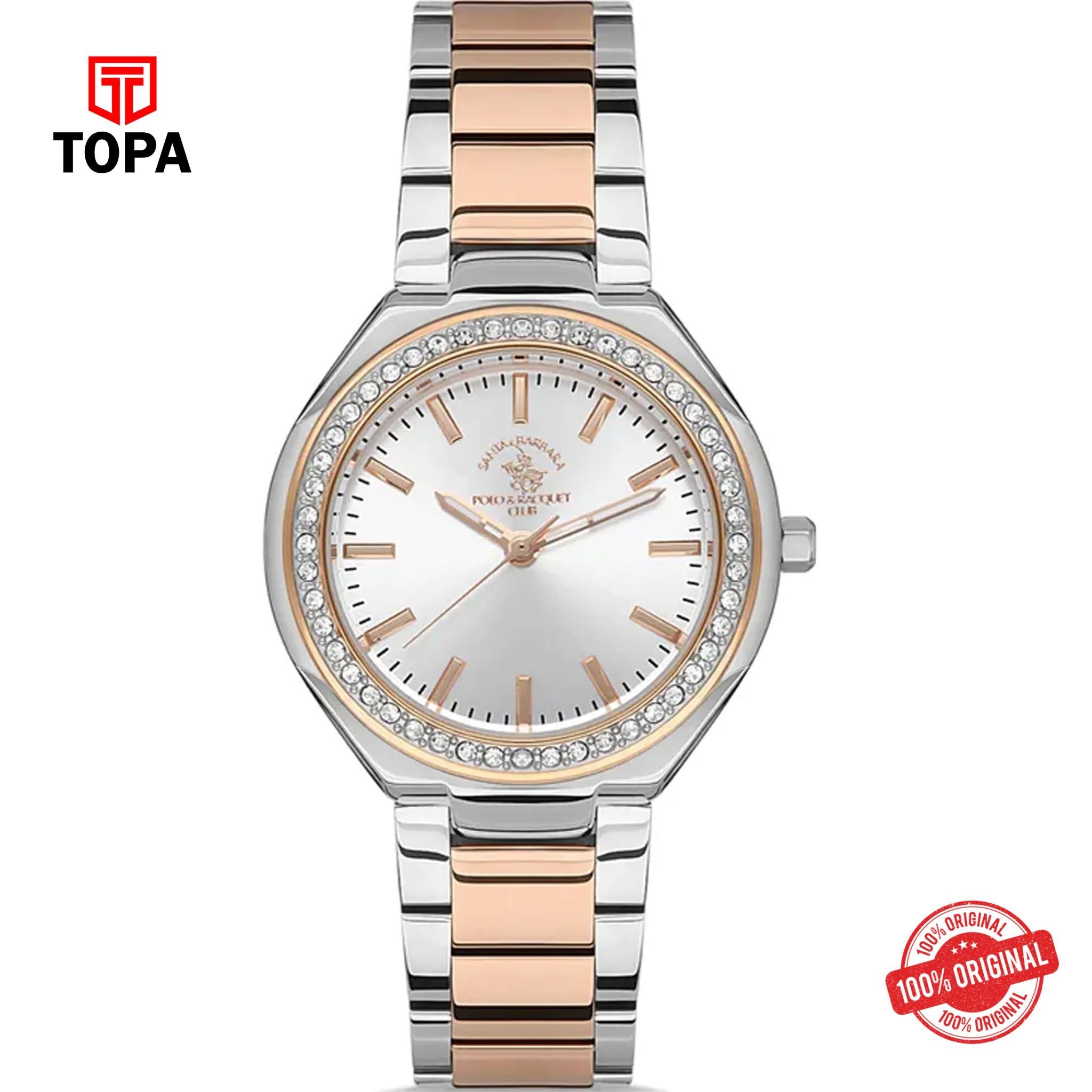 Topa Santa-Barbara-Polo-SB.1.10398-3-Metal-Band-Women-Watch - Product Image 1