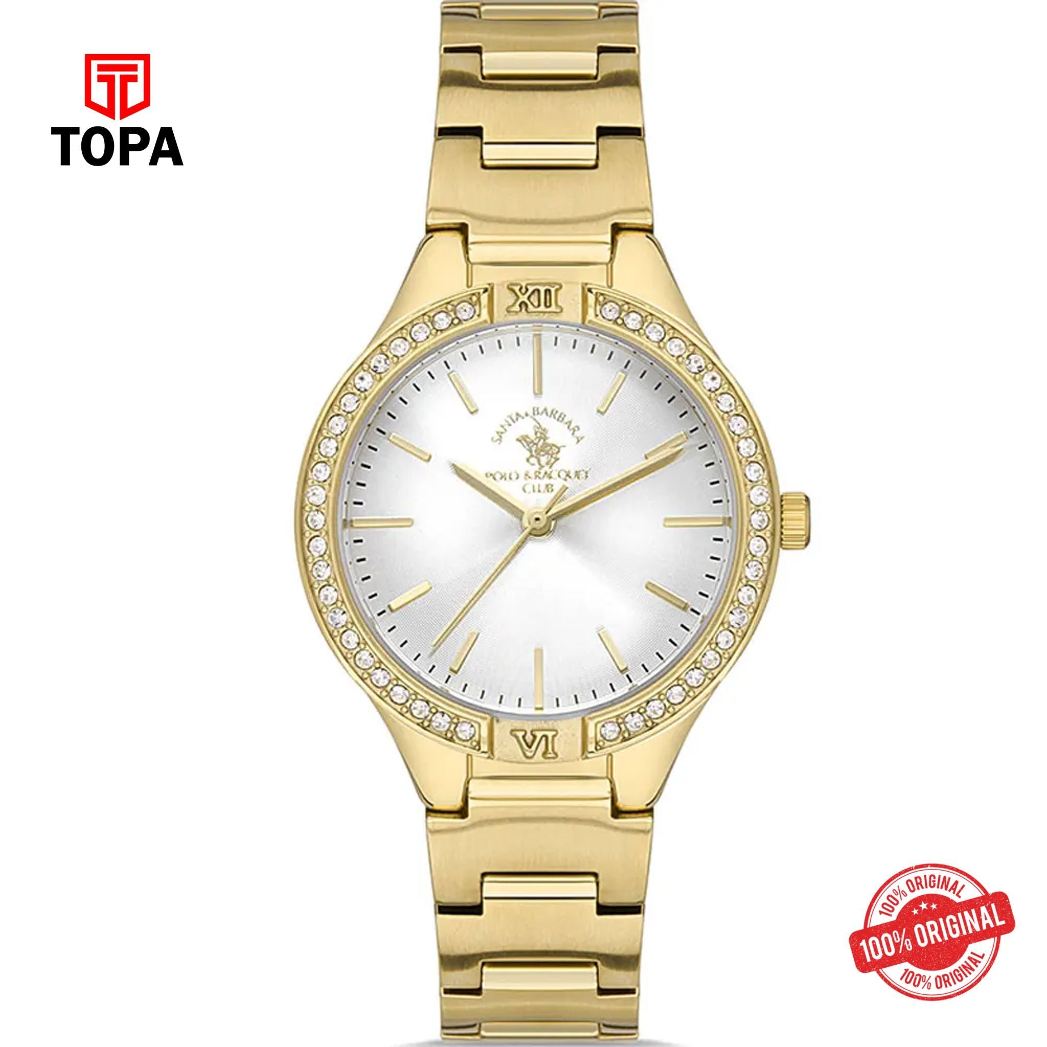 Topa Santa-Barbara-Polo-SB.1.10407-3-Metal-Band-Women-Watch - Product Image 1