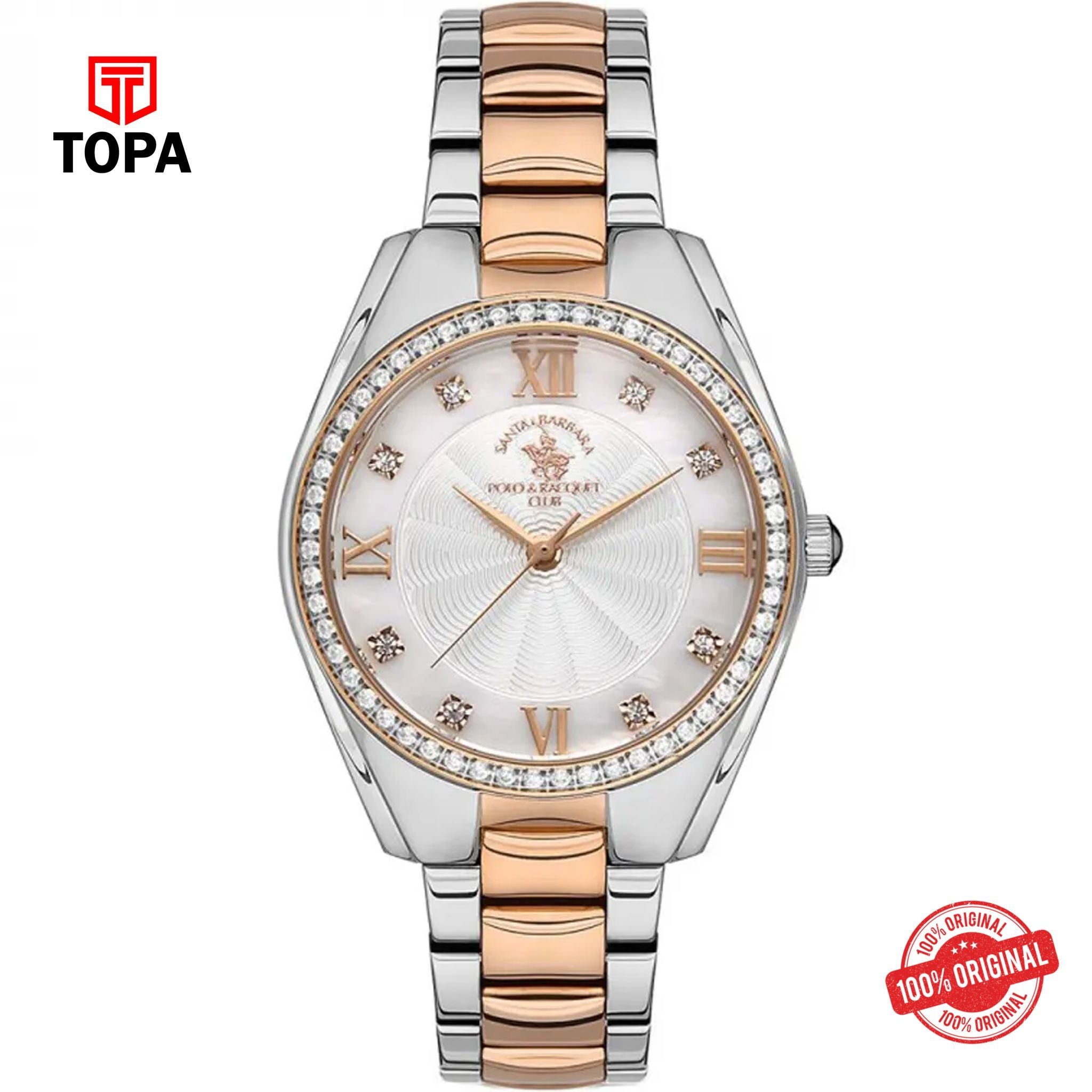 Topa Santa-Barbara-Polo-SB.1.10307-5-Metal-Band-Women-Watch - Product Image 1