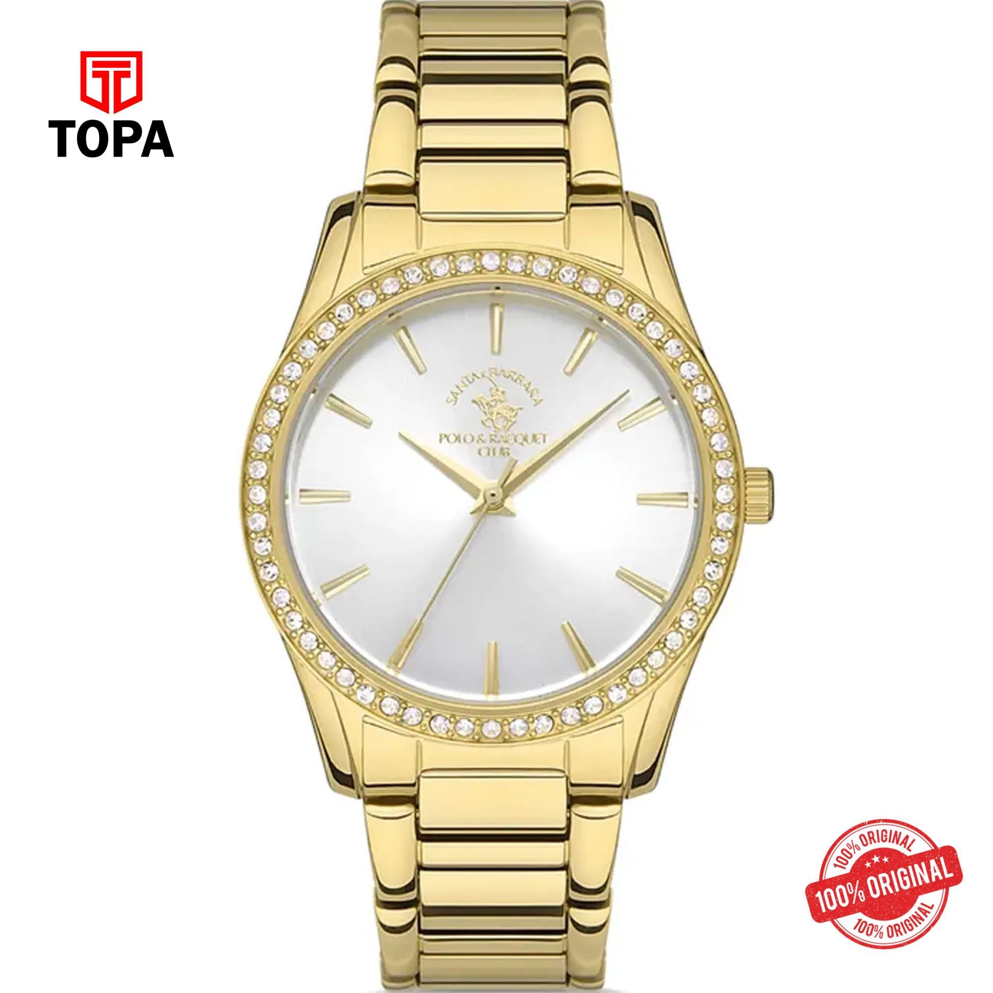 Topa Santa-Barbara-Polo-SB.1.10410-4-Metal-Band-Women-Watch - Product Image 1