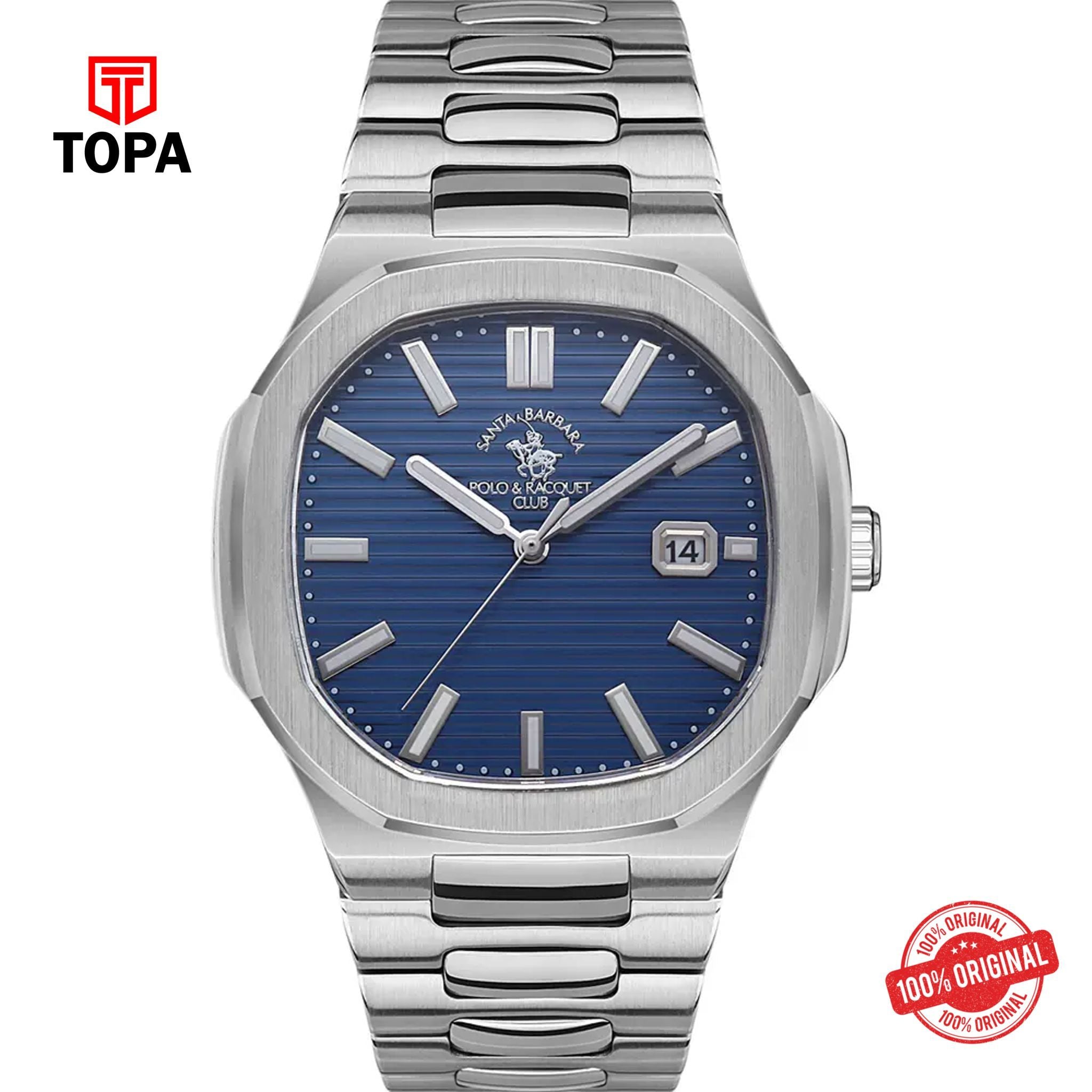 Topa Santa-Barbara-Polo-SB.1.10450-3-Metal-Band-Men-Watch - Product Image 1