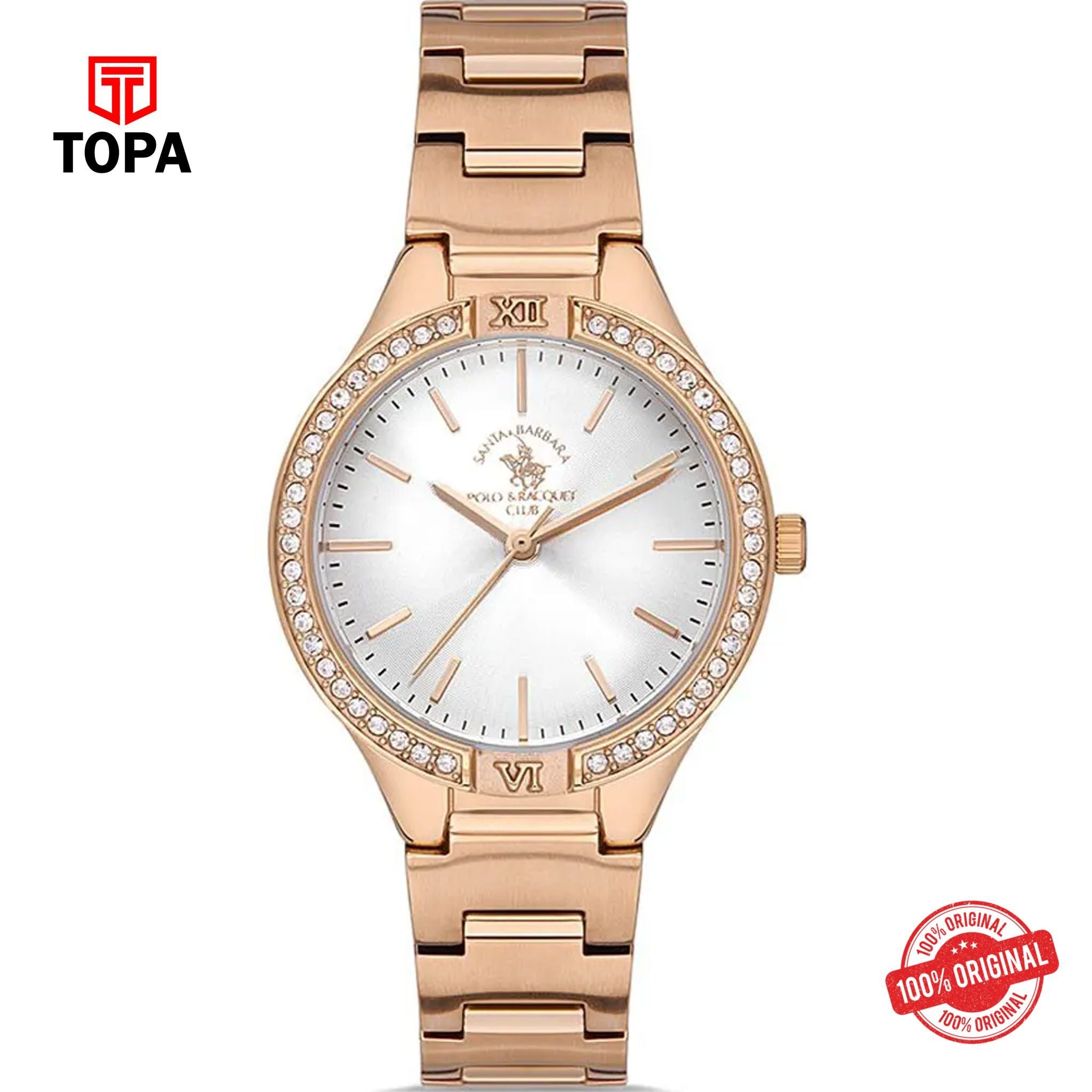 Topa Santa-Barbara-Polo-SB.1.10407-4-Metal-Band-Women-Watch - Product Image 1