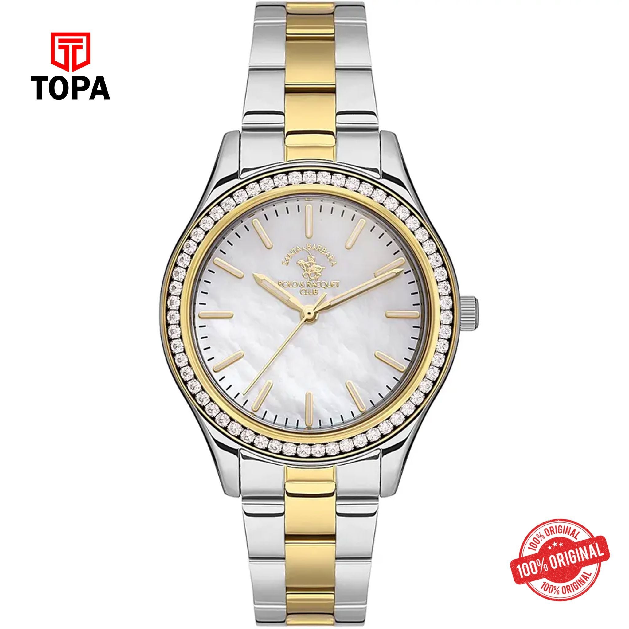 Topa Santa-Barbara-Polo-SB.1.10490-3-Metal-Band-Women-Watch - Product Image 1