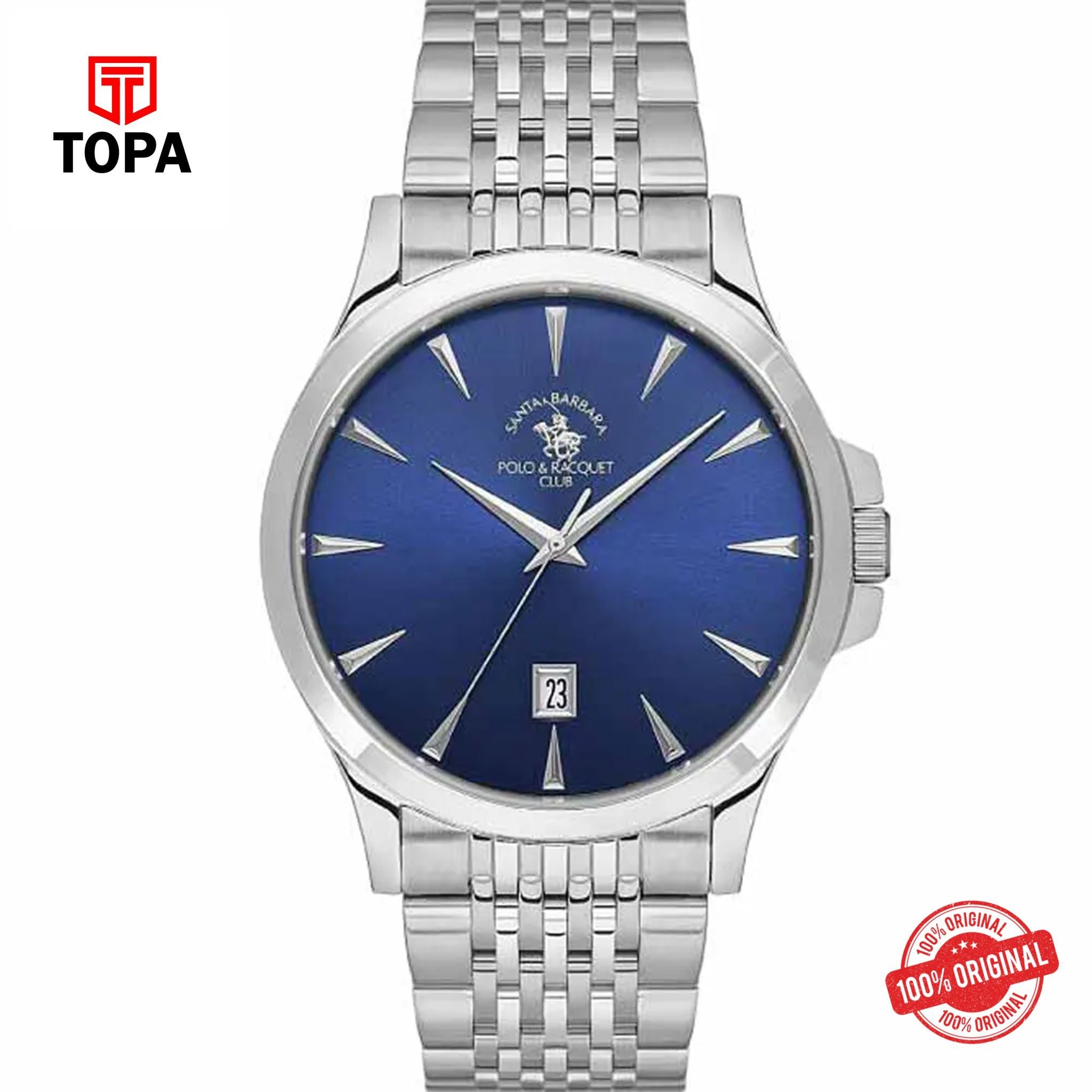 Topa Santa-Barbara-Polo-SB.1.10618-3-Metal-Band-Men-Watch - Product Image 1