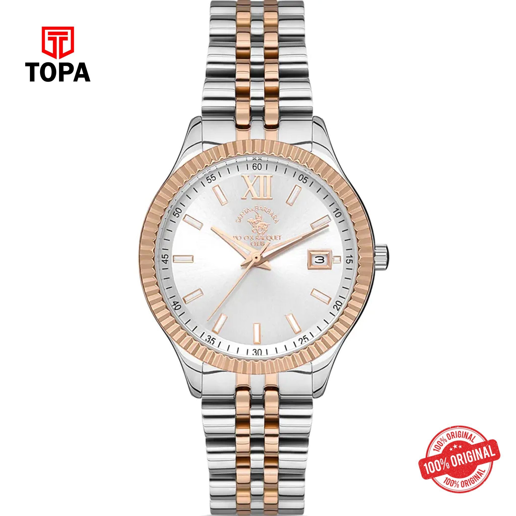 Topa Santa-Barbara-Polo-SB.1.10437-3-Metal-Band-Women-Watch - Product Image 1