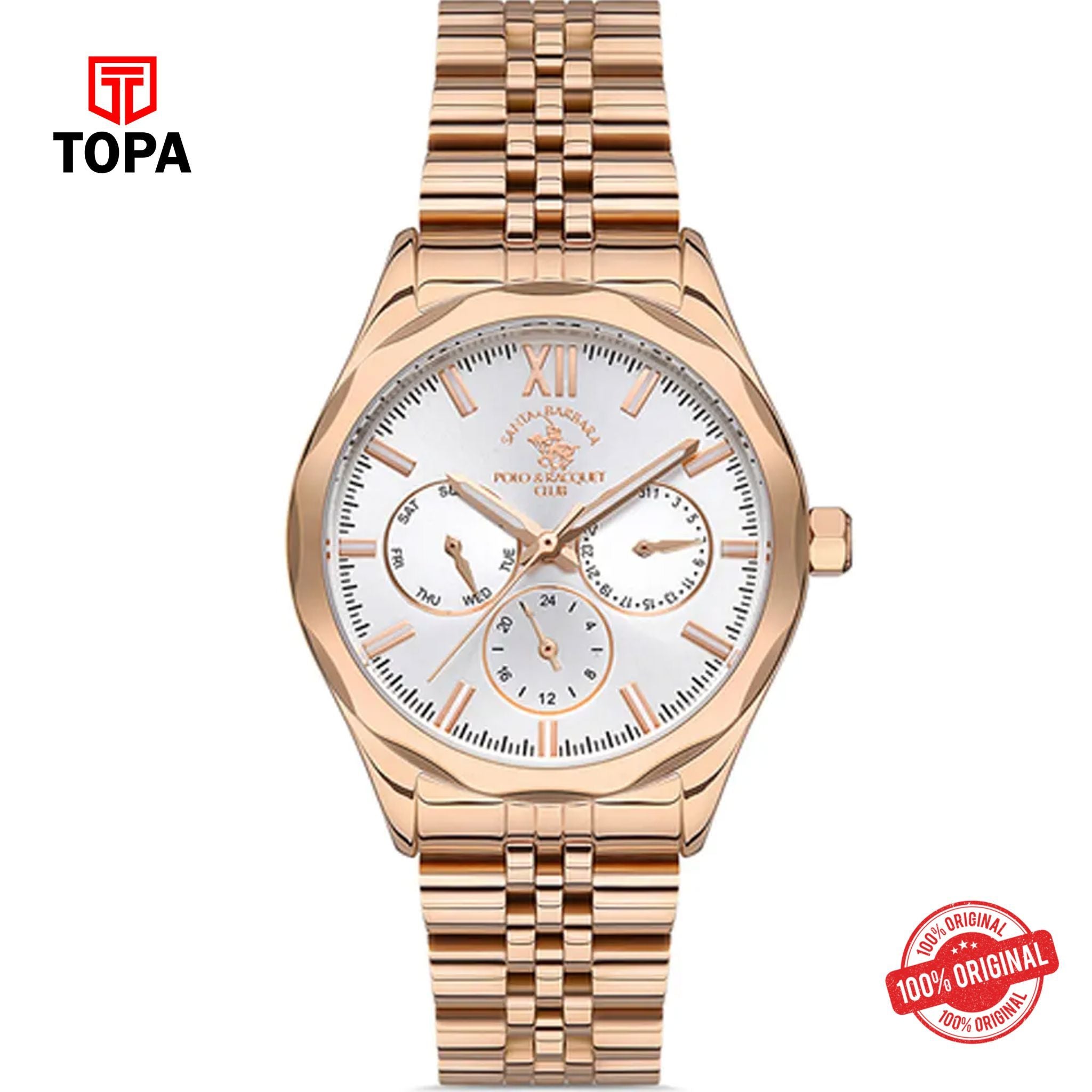 Topa Santa-Barbara-Polo-SB.1.10409-5-Metal-Band-Women-Watch - Product Image 1