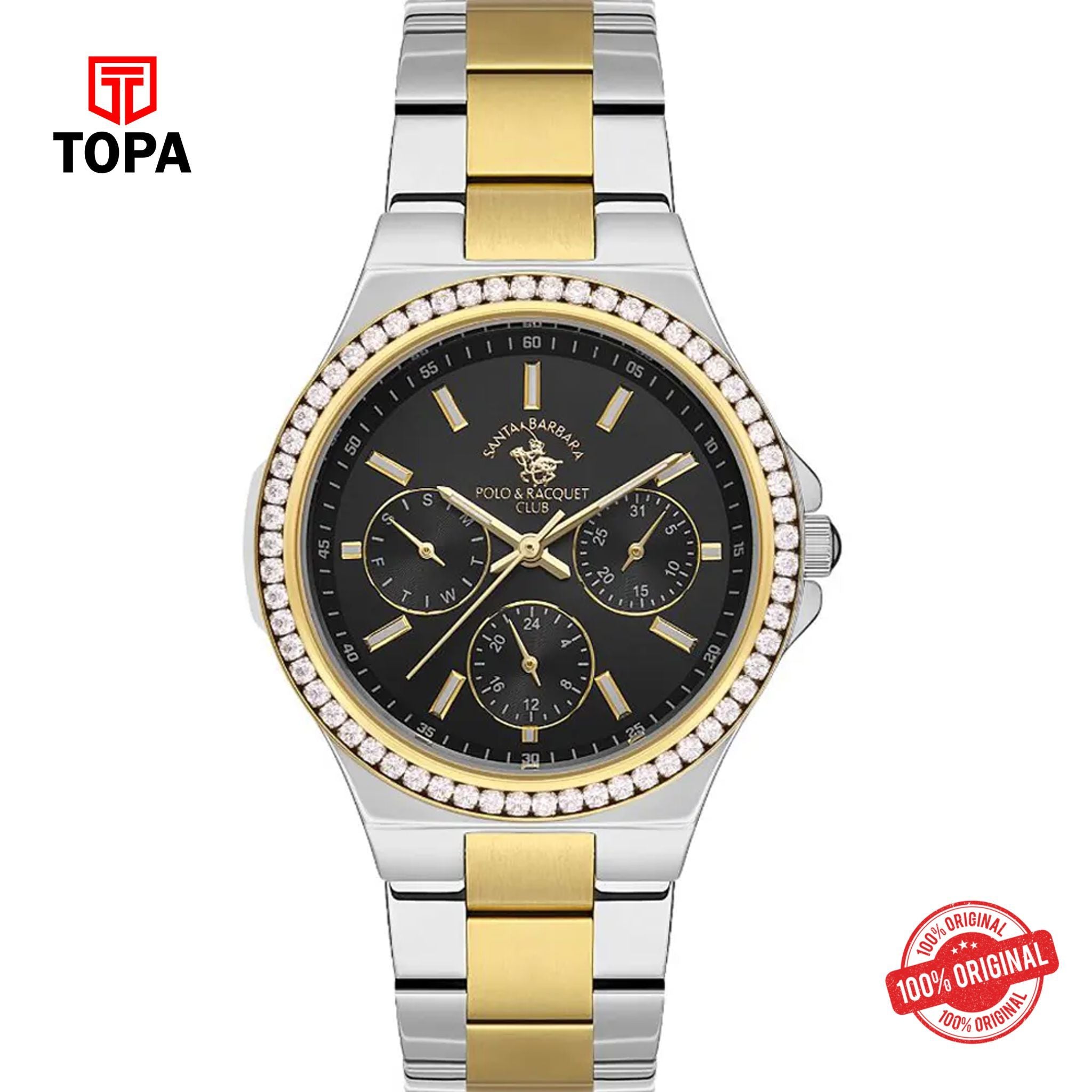 Topa Santa-Barbara-Polo-SB.1.10505-4-Metal-Band-Women-Watch - Product Image 1