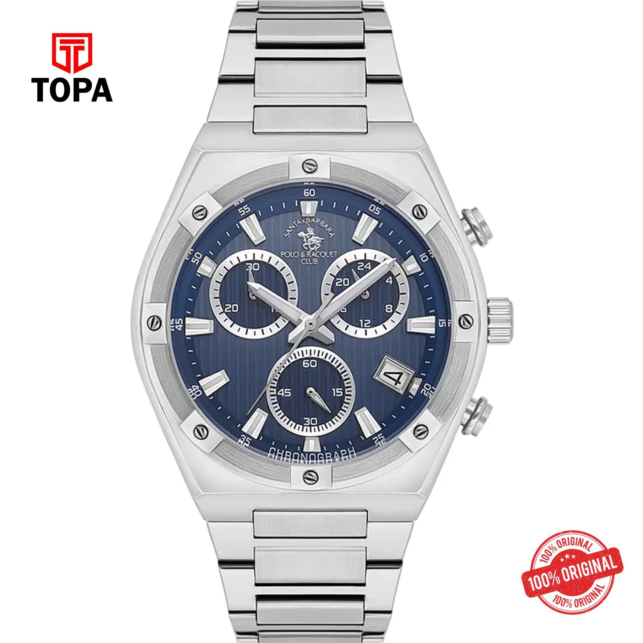Topa Santa-Barbara-Polo-SB.1.10583-2-Metal-Band-Men-Watch - Product Image 1