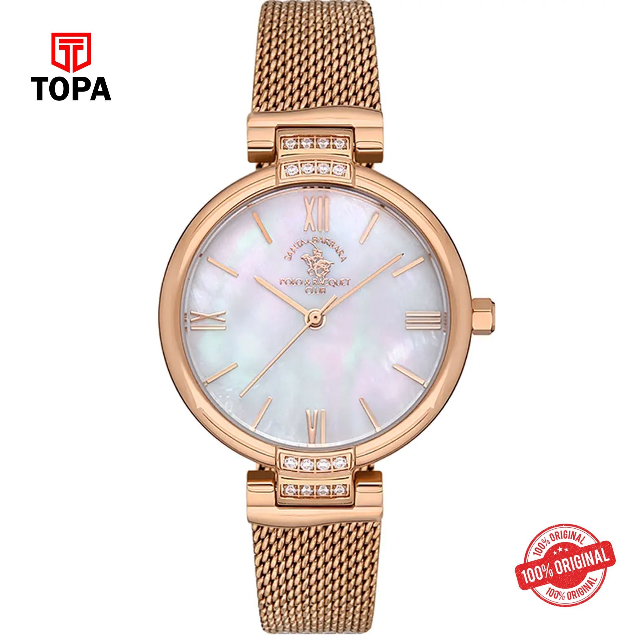 Topa Santa-Barbara-Polo-SB.1.10359-2-Mesh-Band-Women-Watch - Product Image 1