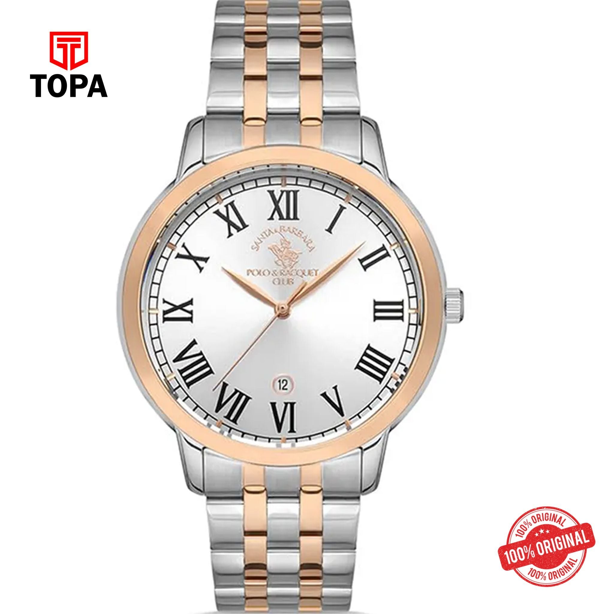 Topa Santa-Barbara-Polo-SB.1.10338-5-Metal-Band-Men-Watch - Product Image 1