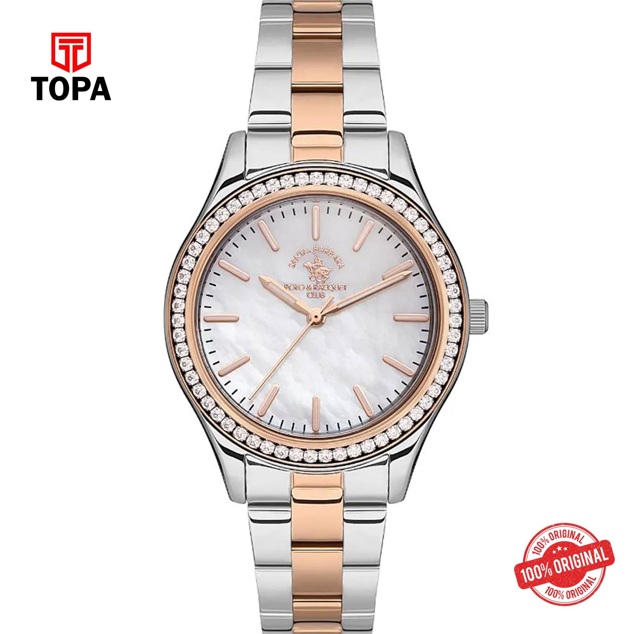 Topa Santa-Barbara-Polo-SB.1.10490-4-Metal-Band-Women-Watch - Product Image 1