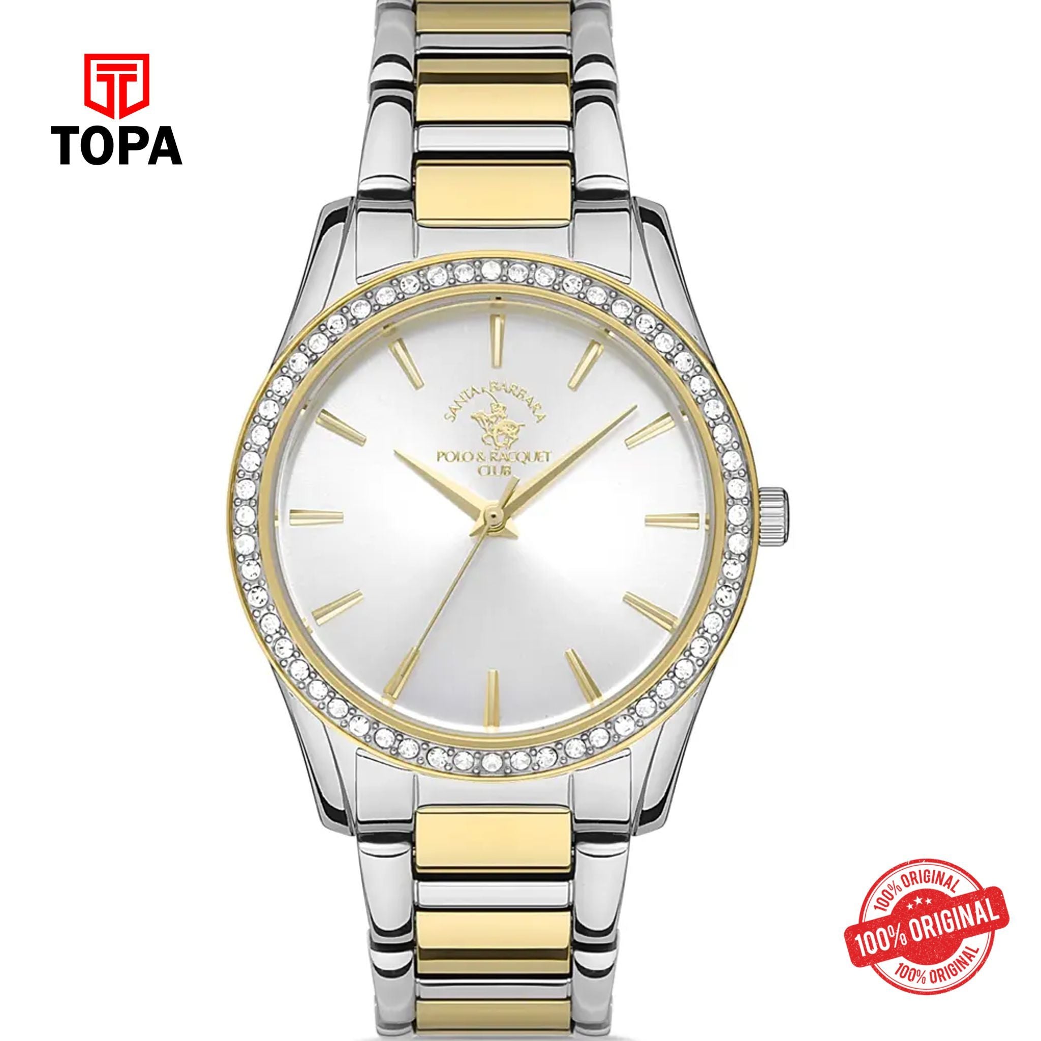 Topa Santa-Barbara-Polo-SB.1.10410-3-Metal-Band-Women-Watch - Product Image 1