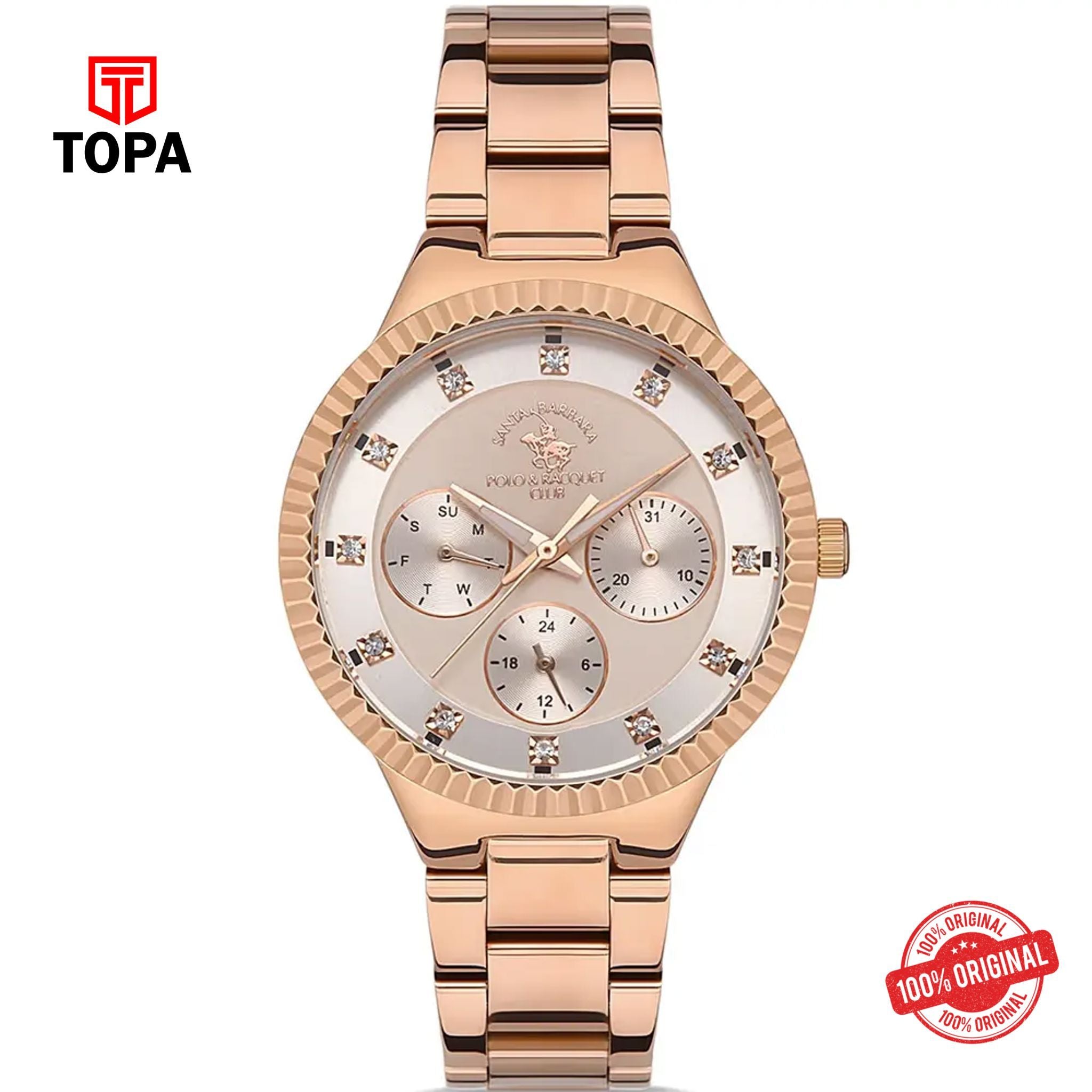 Topa Santa-Barbara-Polo-SB.1.10399-2-Metal-Band-Women-Watch - Product Image 1
