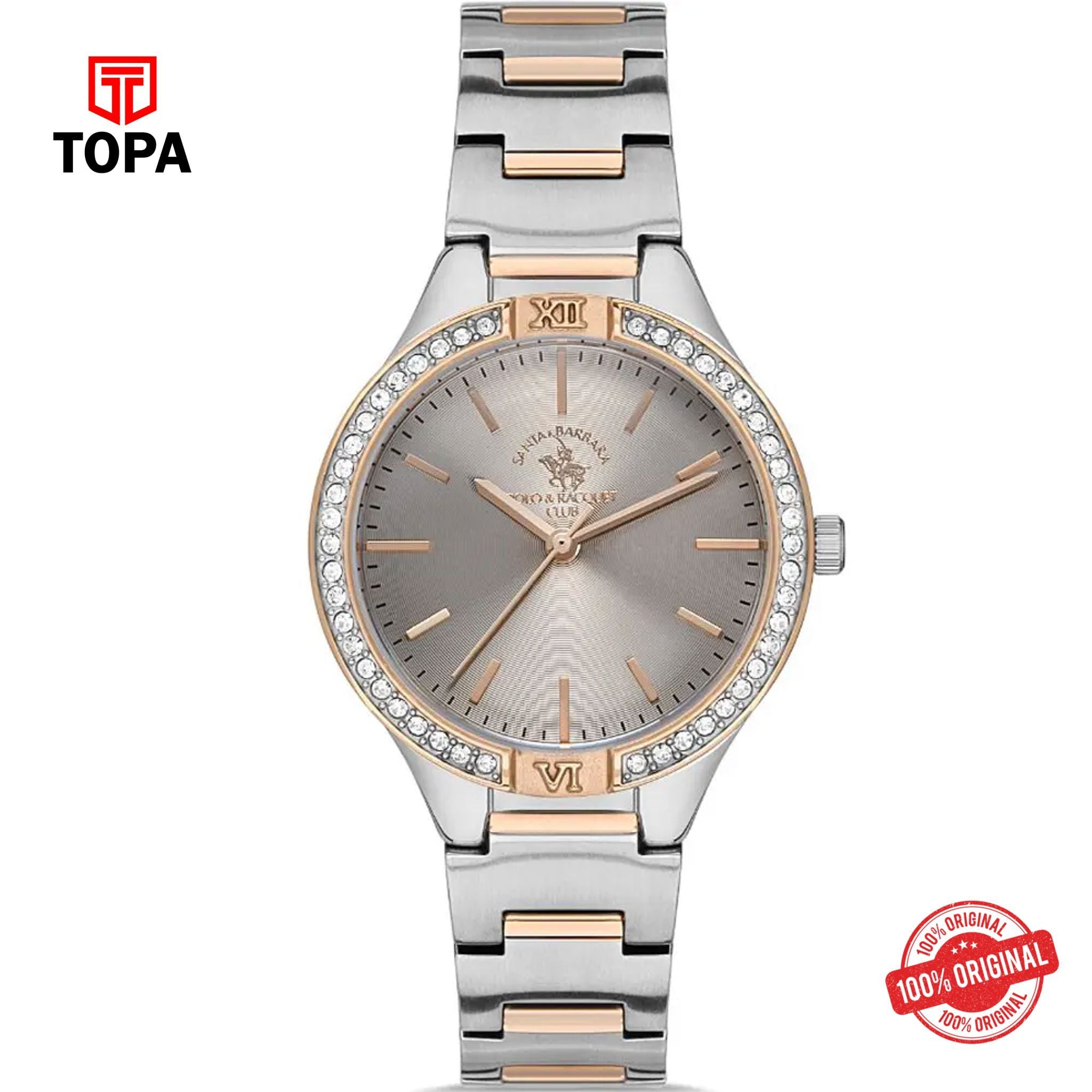 Topa Santa-Barbara-Polo-SB.1.10407-5-Metal-Band-Women-Watch - Product Image 1
