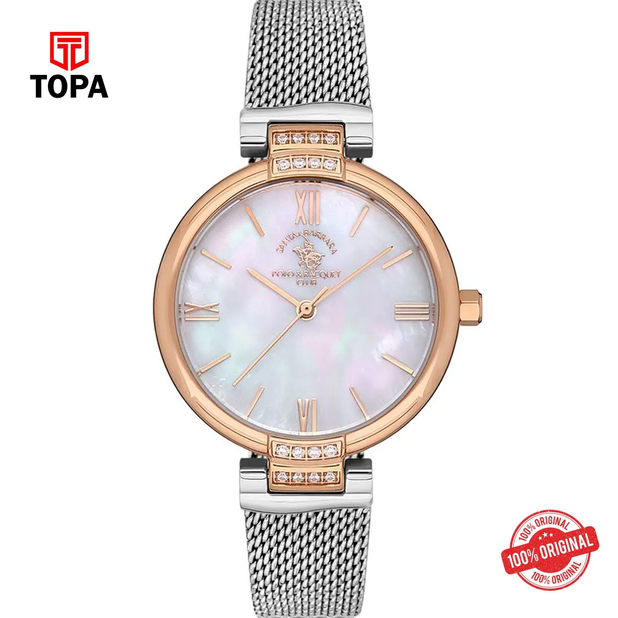Topa Santa-Barbara-Polo-SB.1.10359-4-Mesh-Band-Women-Watch - Product Image 1