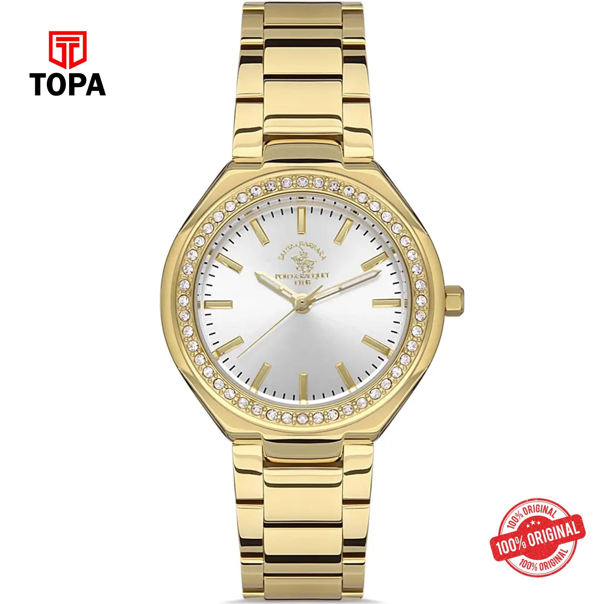 Topa Santa-Barbara-Polo-SB.1.10398-5-Metal-Band-Women-Watch - Product Image 1