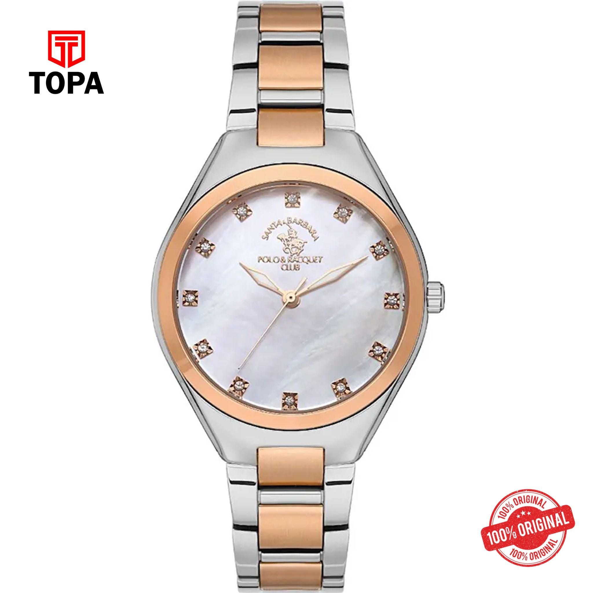 Topa Santa-Barbara-Polo-SB.1.10487-5-Metal-Band-Women-Watch - Product Image 1