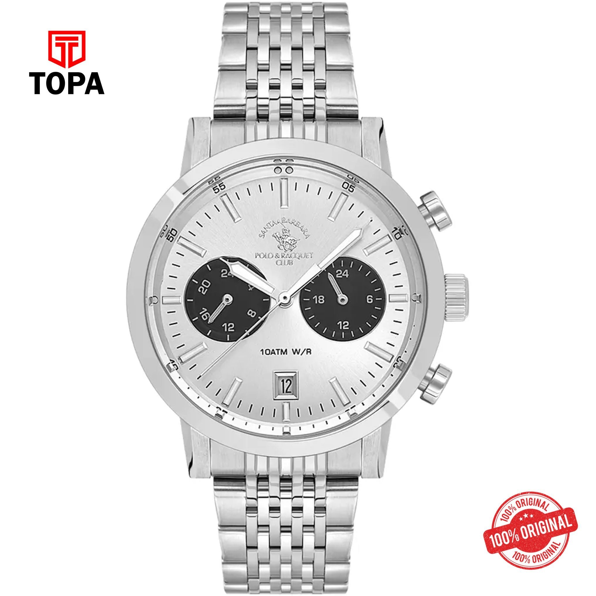 Topa Santa-Barbara-Polo-SB.1.10585-1-Metal-Band-Men-Watch - Product Image 1