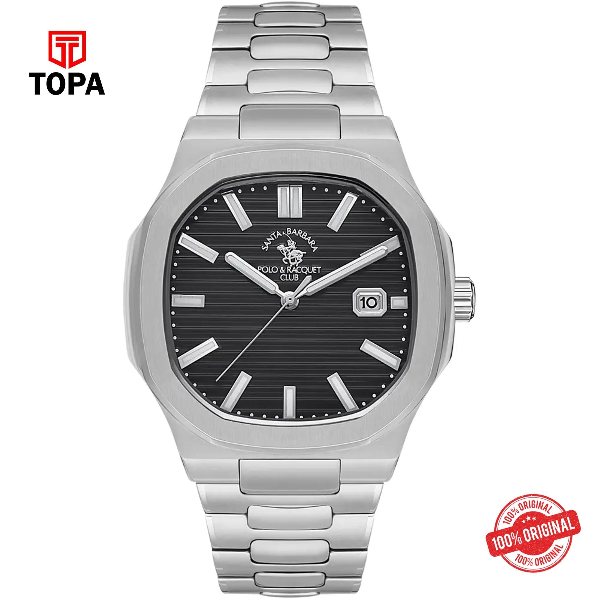 Topa Santa-Barbara-Polo-SB.1.10450-2-Metal-Band-Men-Watch - Product Image 1