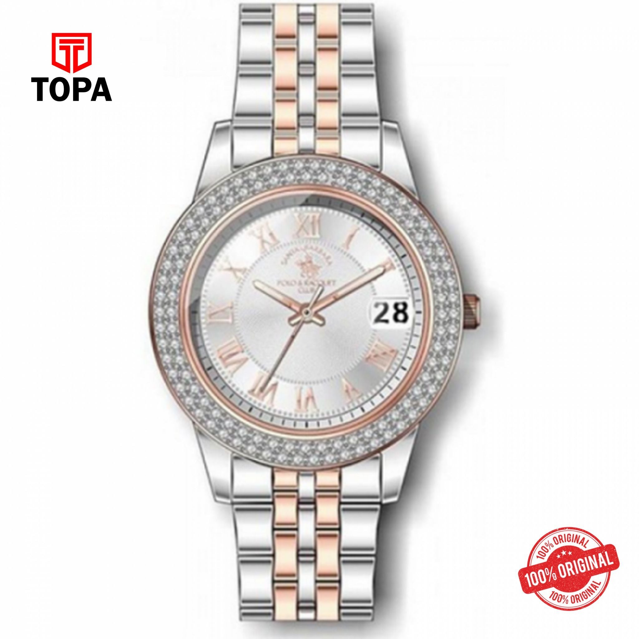 Topa Santa-Barbara-Polo-SB.1.10001-4-Ladies-Chain-Strap-Watch - Product Image 1