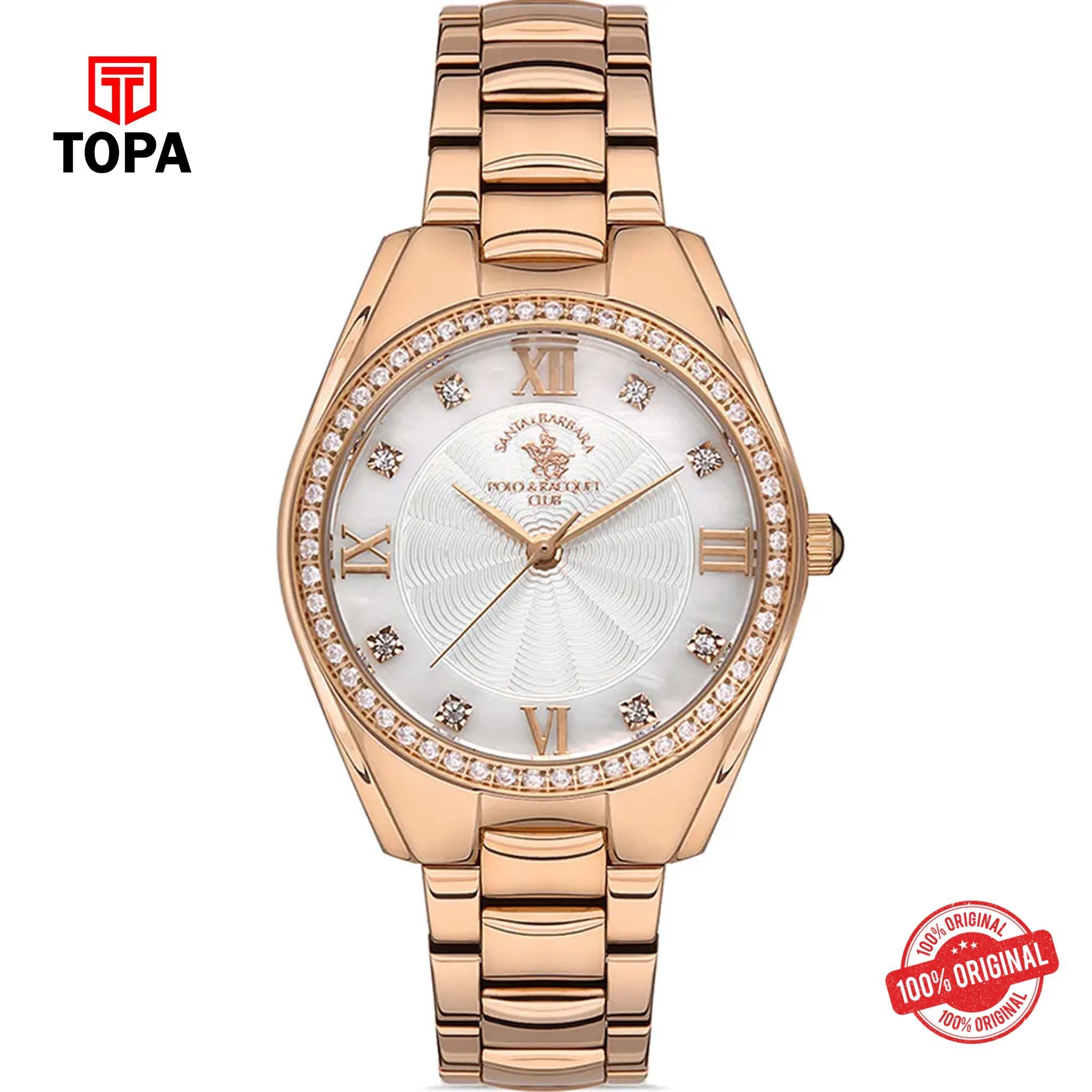 Topa Santa-Barbara-Polo-SB.1.10307-3-Metal-Band-Women-Watch - Product Image 1