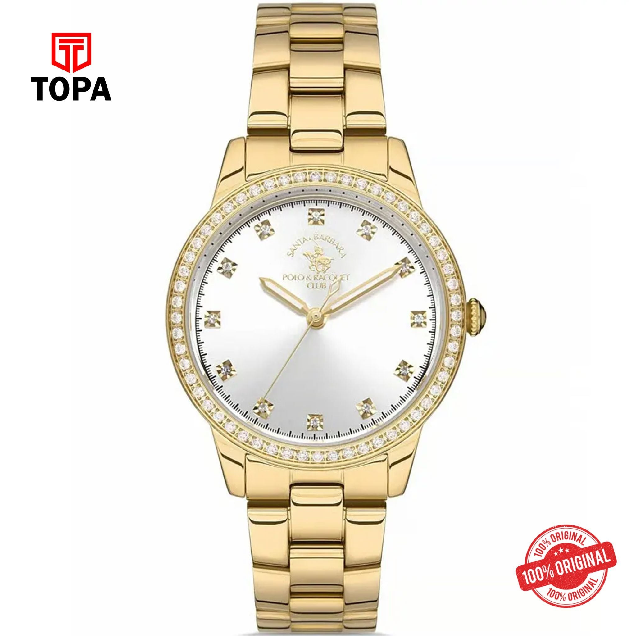 Topa Santa-Barbara-Polo-SB.1.10332-3-Metal-Band-Women-Watch - Product Image 1