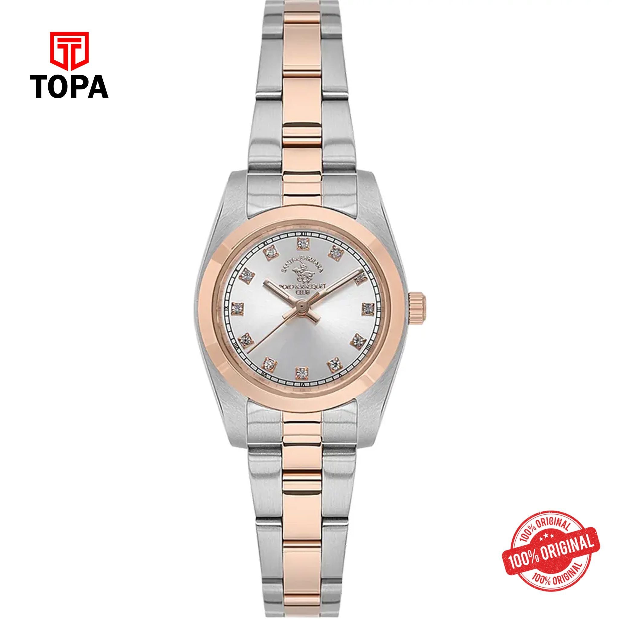 Topa Santa-Barbara-Polo-SB.4.10012-6-Metal-Band-Women-Watch - Product Image 1