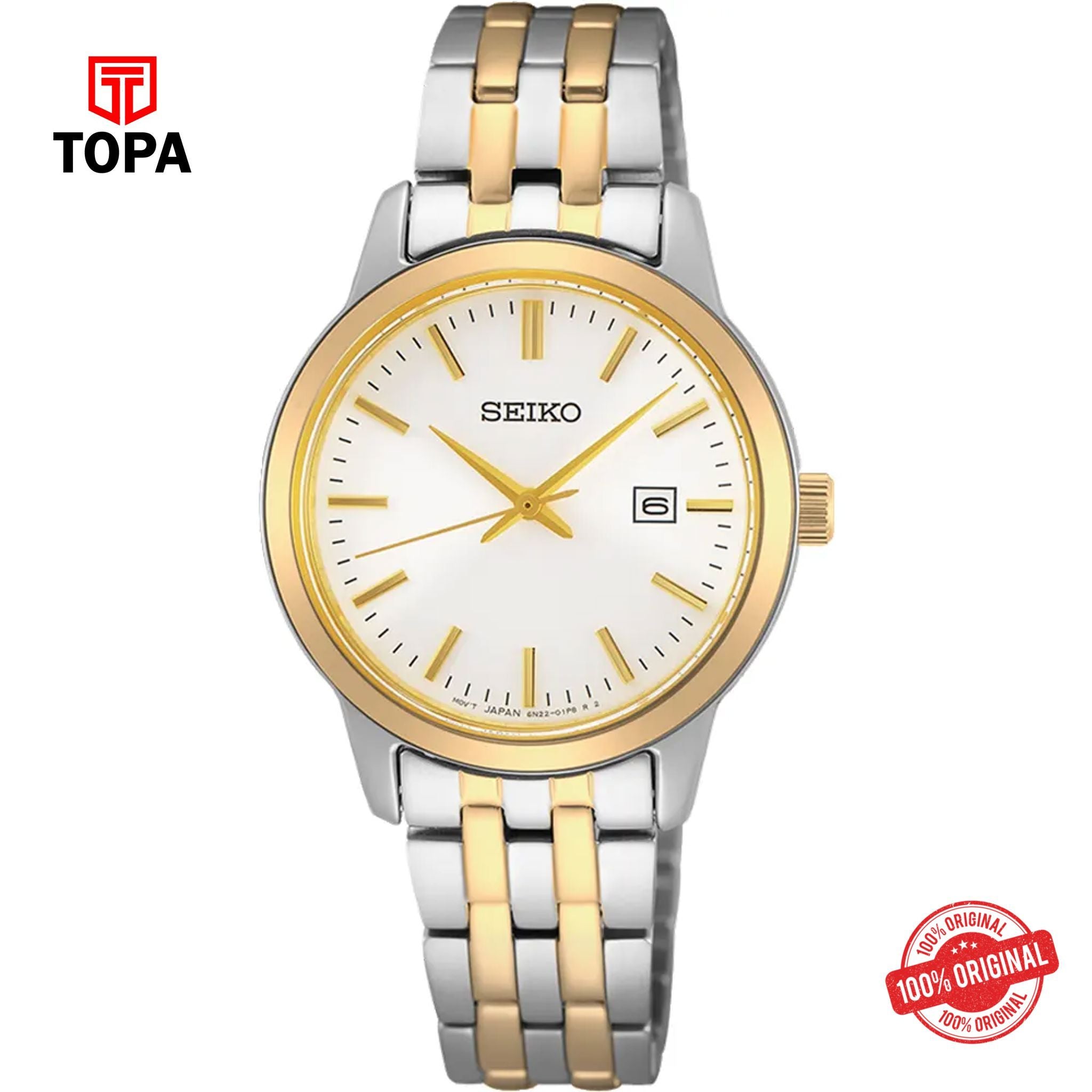 Topa Seiko-SUR410P1-Metal-Band-Women-Watch - Product Image 1