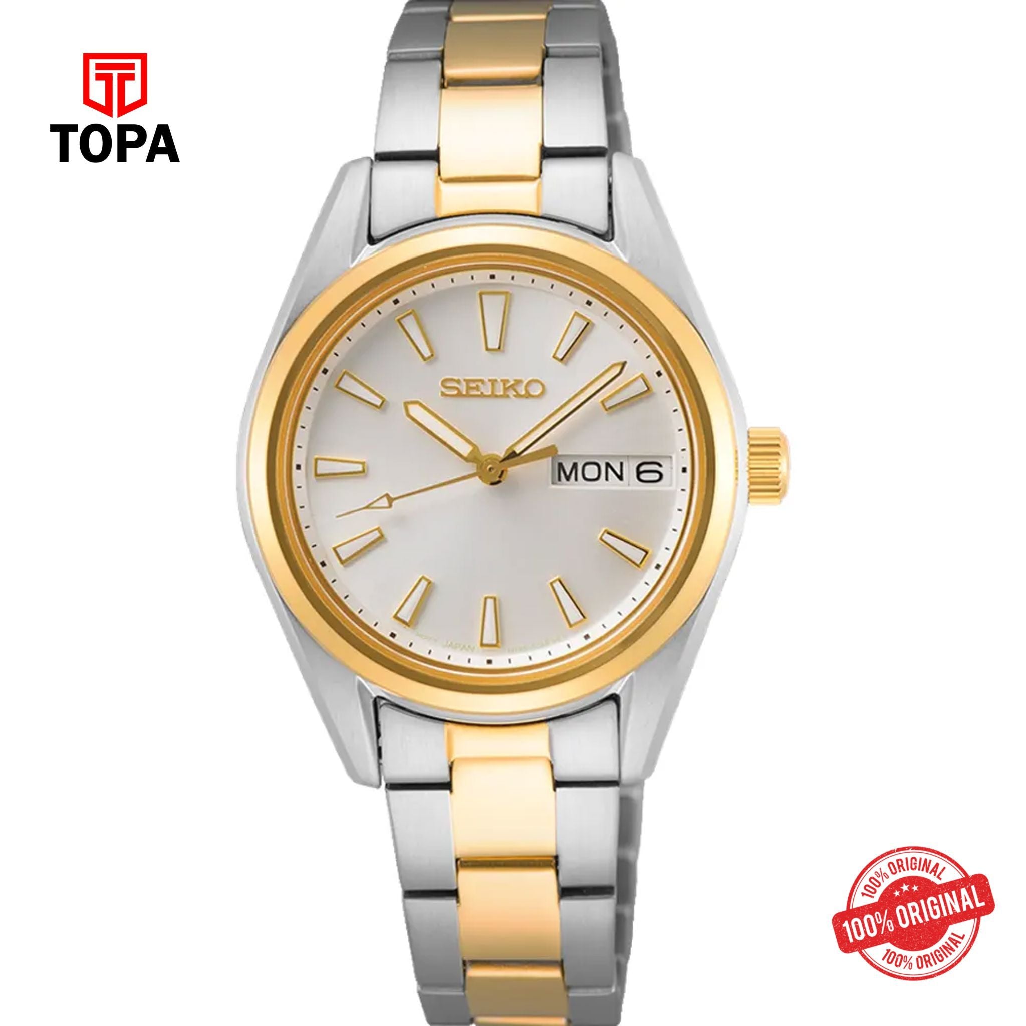 Topa Seiko-SUR454P1-Metal-Band-Women-Watch - Product Image 1