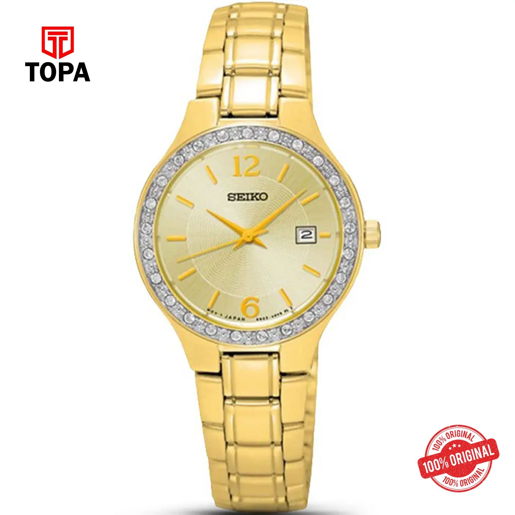 Topa Seiko-SUR782P1-Metal-Band-Women-Watch - Product Image 1