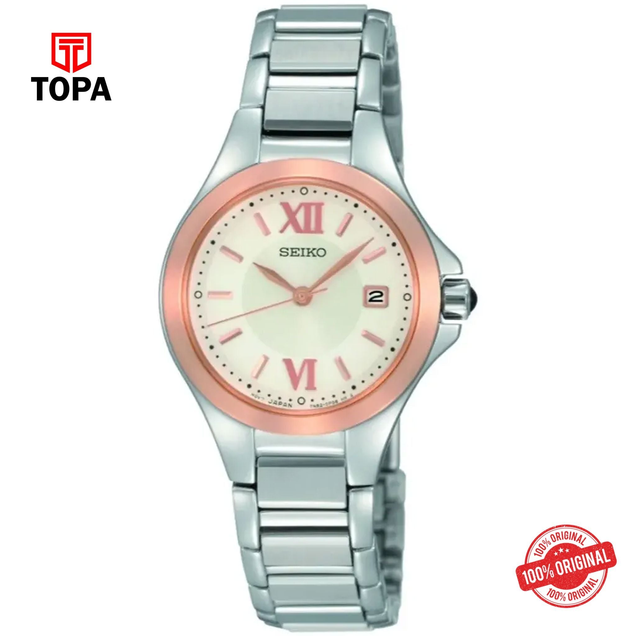 Topa Seiko-SXDC16P1-Metal-Band-Women-Watch - Product Image 1