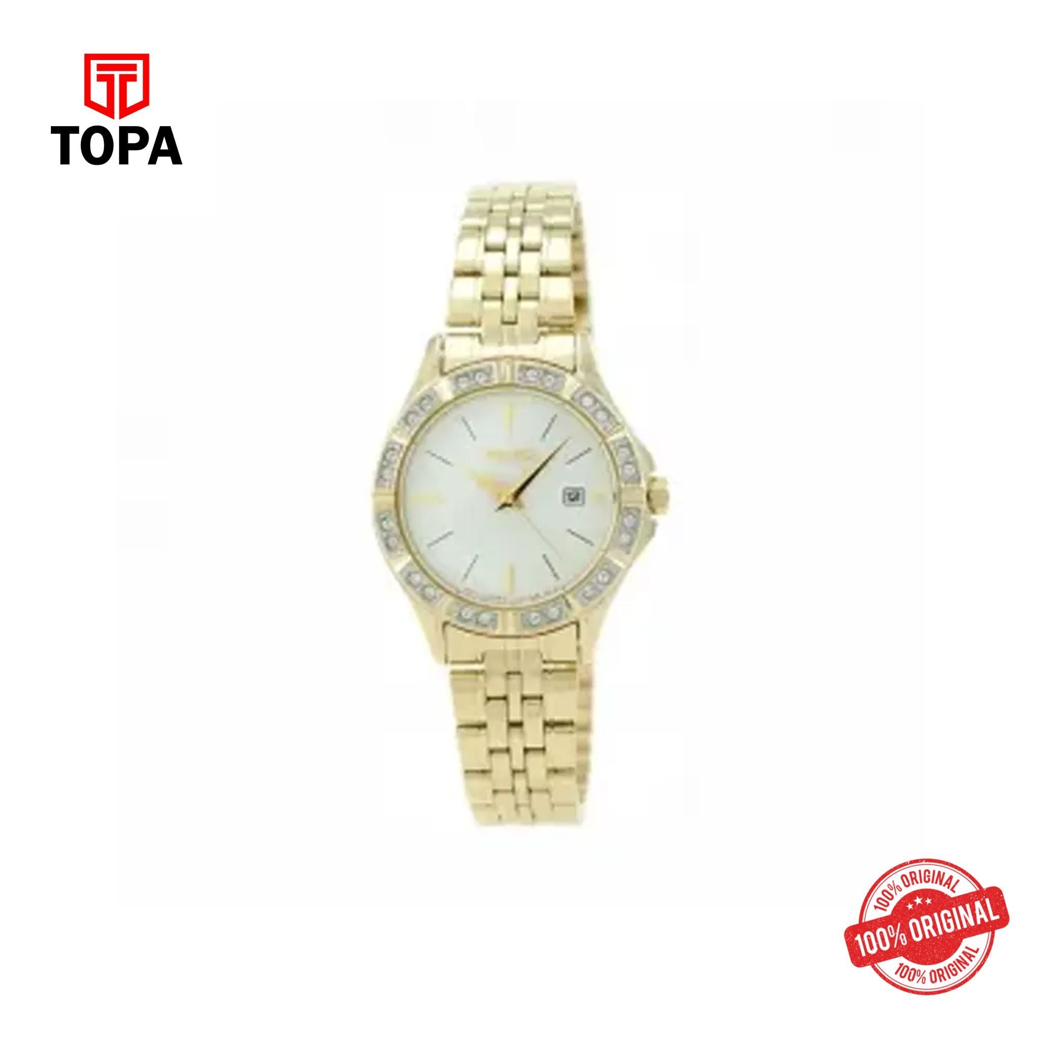 Topa Seiko-SXDF22P1-Metal-Band-Women-Watch - Product Image 1