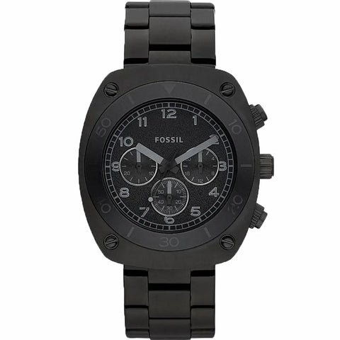 Fossil CH2777 men's quartz chronograph watch with black dial and stainless steel bracelet, stylish sporty analog design