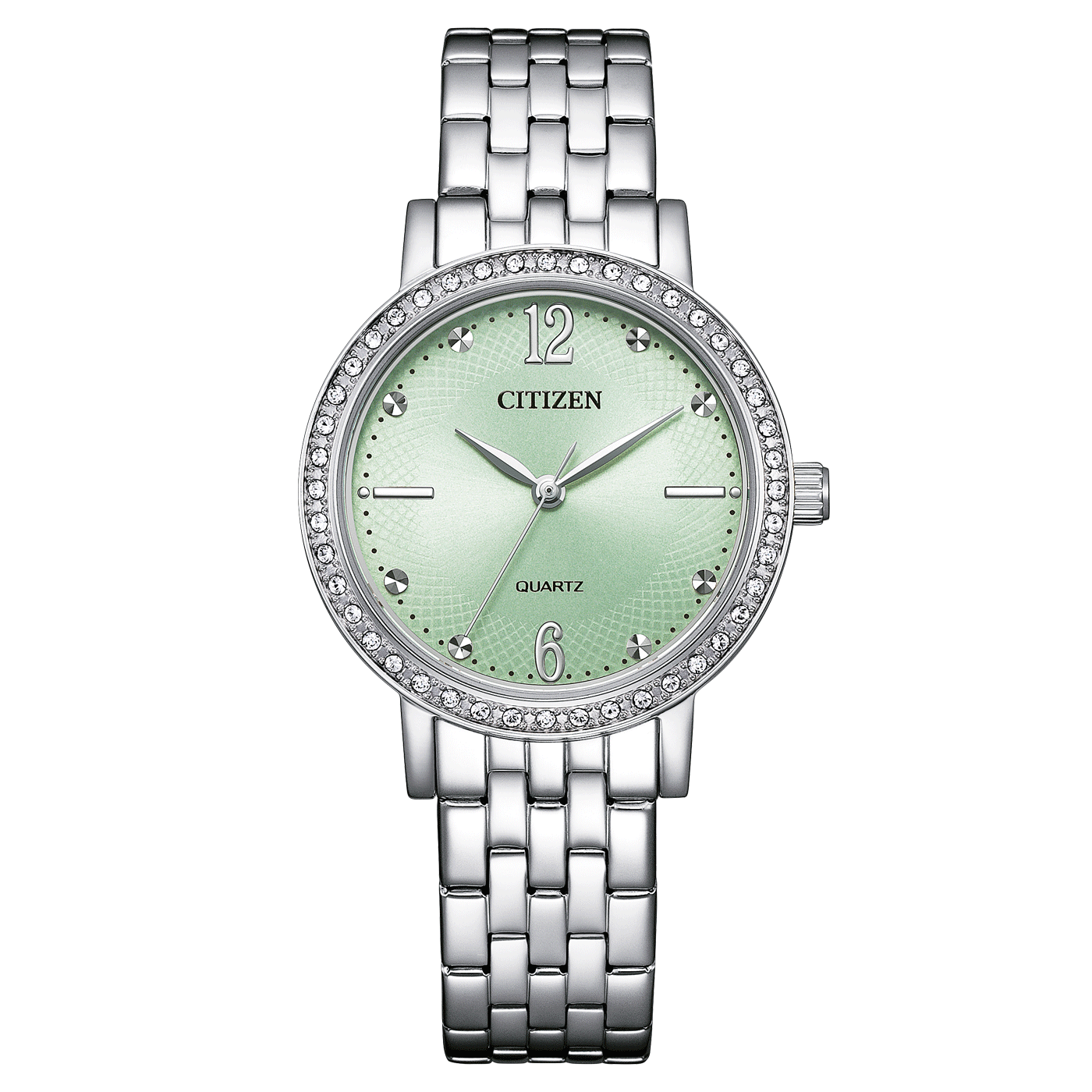 Citizen EL3100-55X pink dial quartz analog women's watch