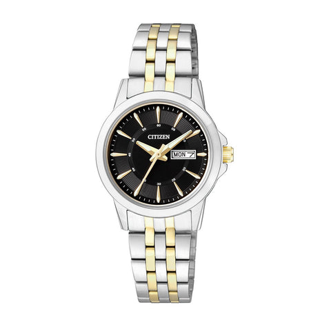 Citizen EQ0608-55E black dial quartz analog women's watch