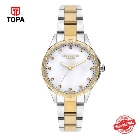 Topa Lee Cooper - LC07840.220 - Women's Super Metal Silver/Gold Watch - Product Image 1