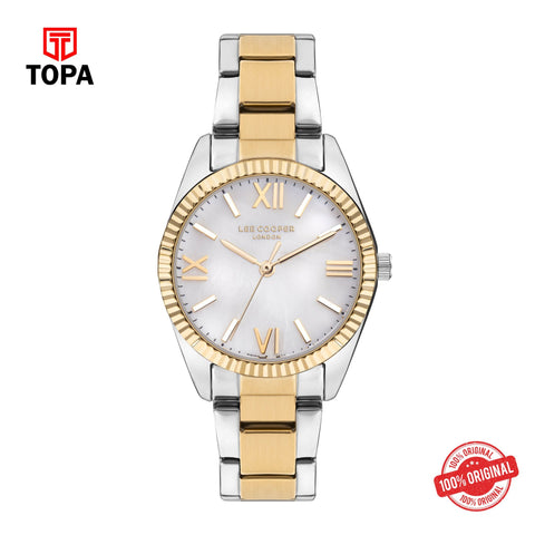 Topa Lee Cooper - LC07868.220 - Women's Super Metal Silver/Gold Watch - Product Image 1